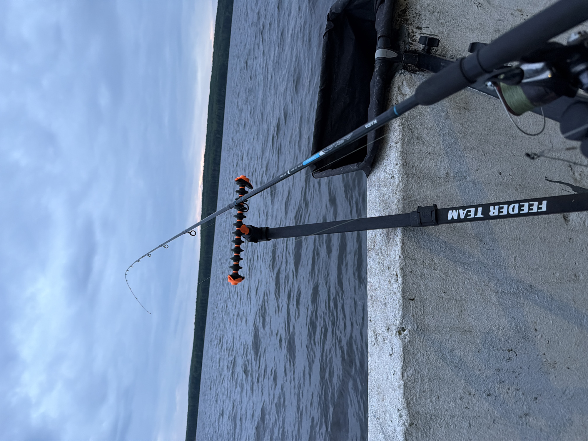 Evening fishing documented along Kama River in Chaikovsky, Russia