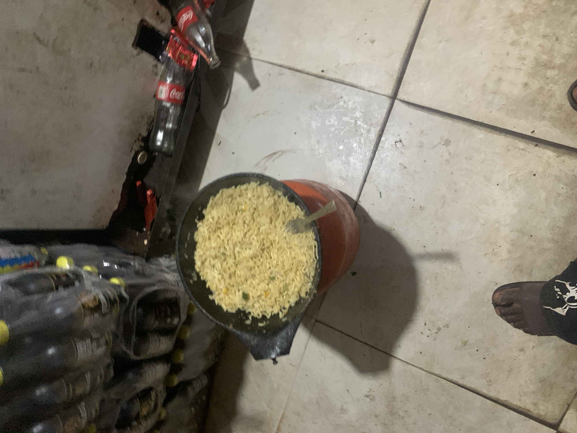 Late-night food stall activity in Jos and Gura Top, Nigeria