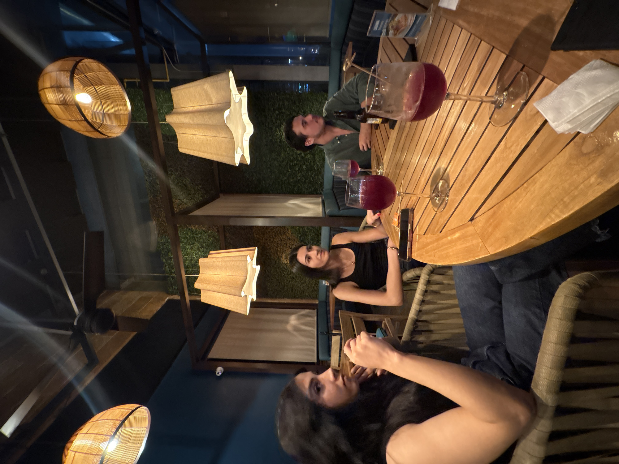 Late night social gathering at Puebla restaurant captured by witness