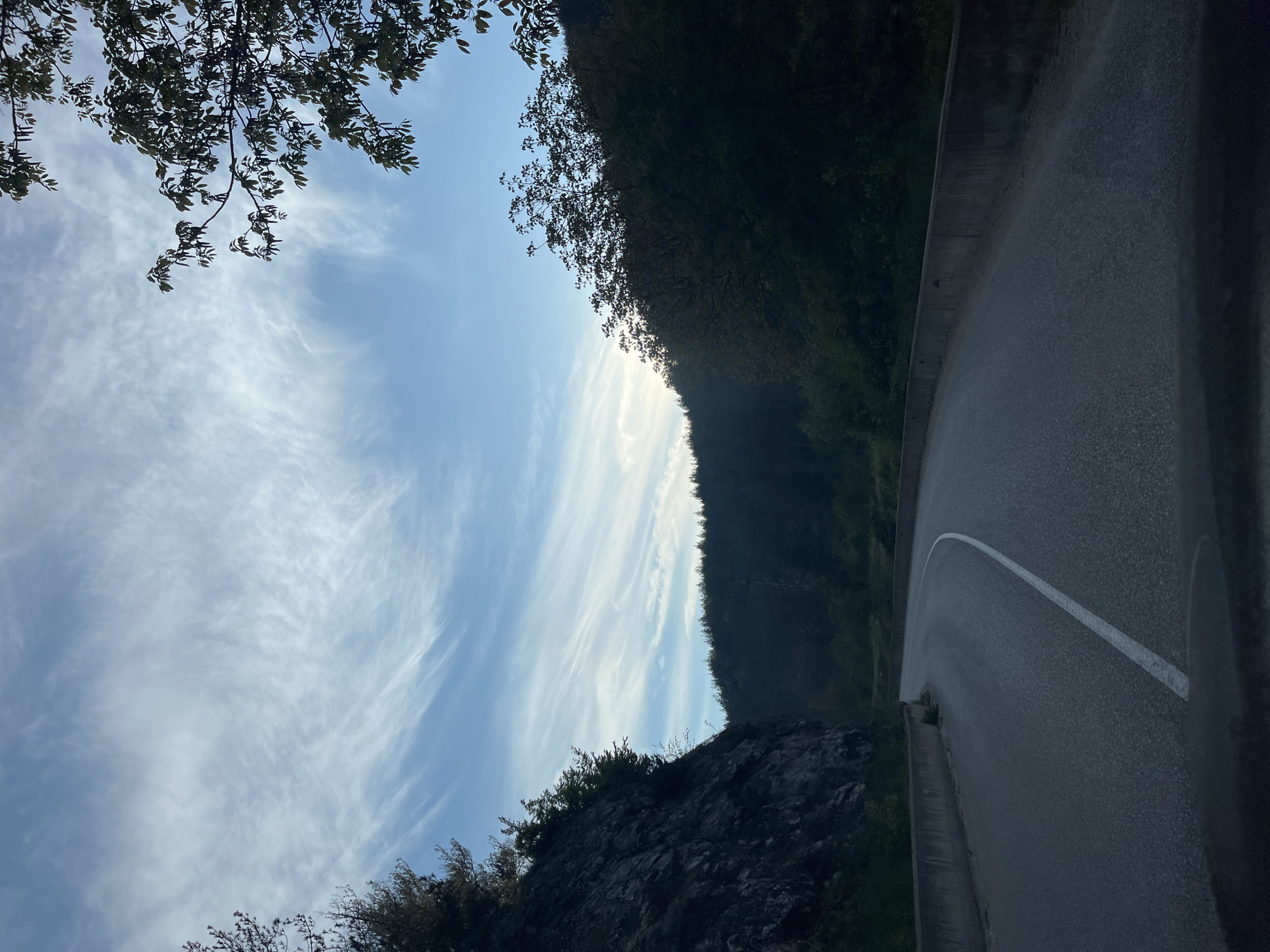 Morning drive through rural Bulgarian countryside captured on video