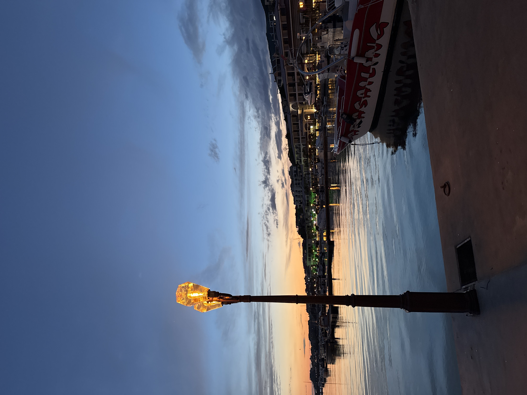 Evening scenes captured at Sveti Vlas marina and beach