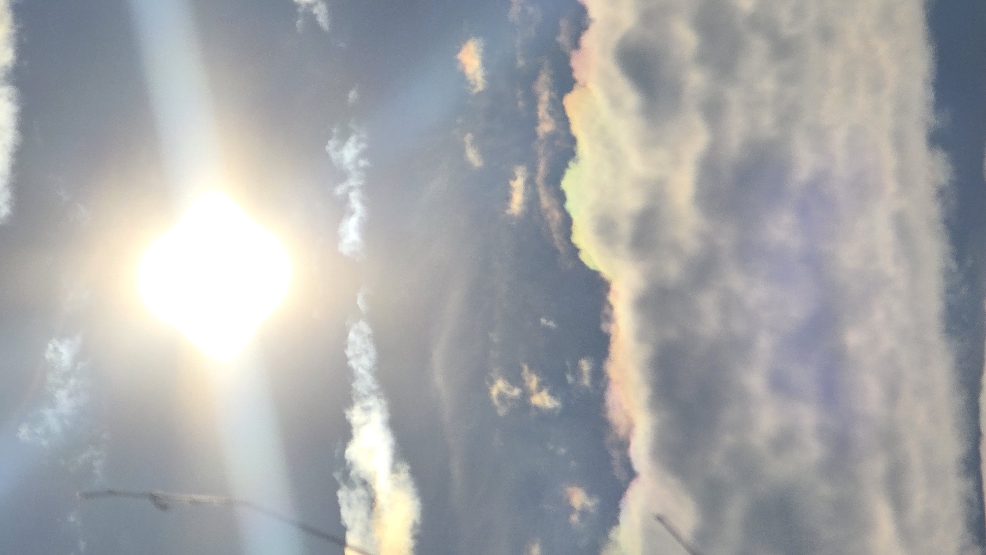 Bright sun creates dramatic light effects over Mramor Bulgaria