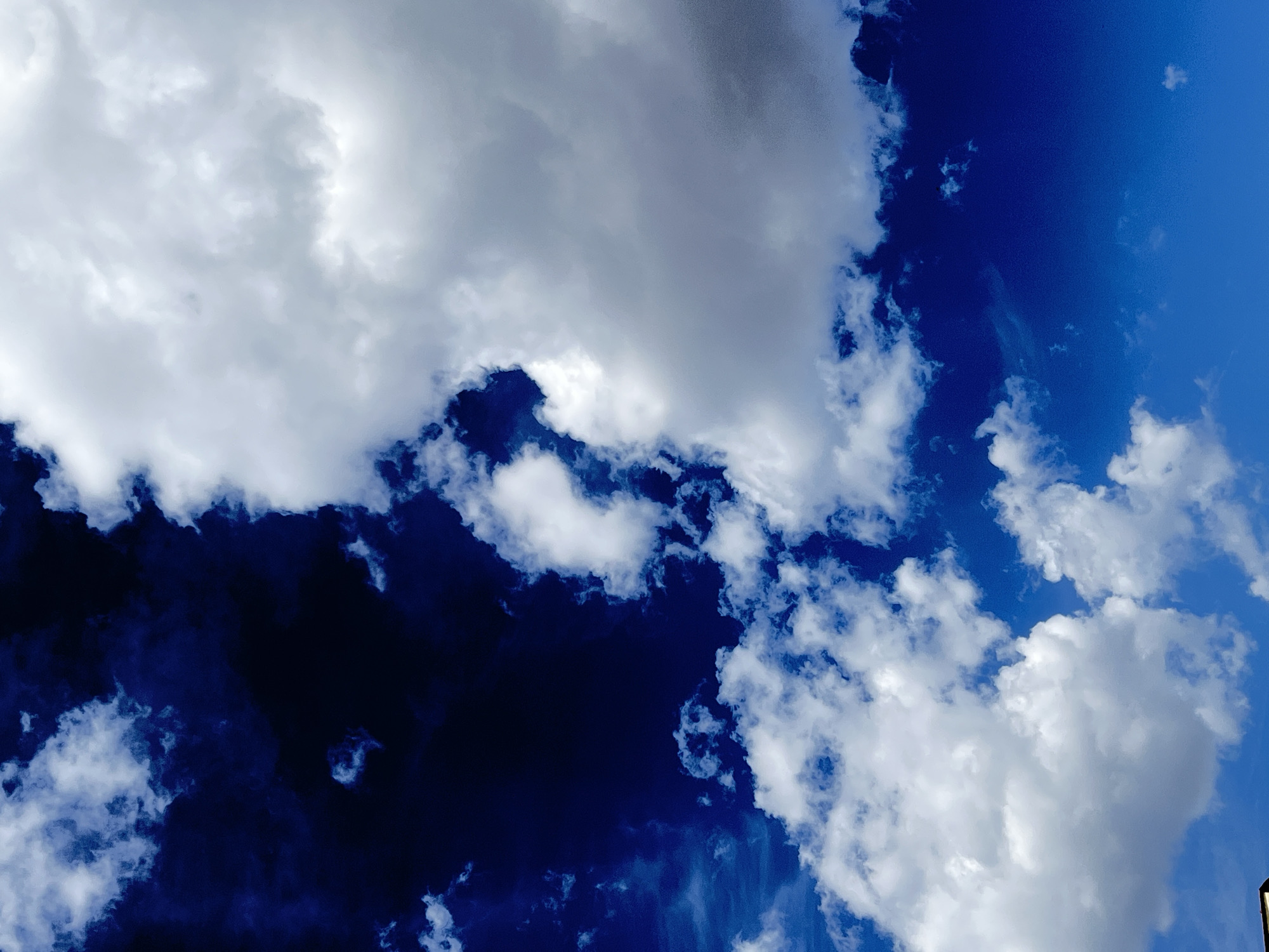 Plovdiv skies and a produce-loaded car on a summer afternoon