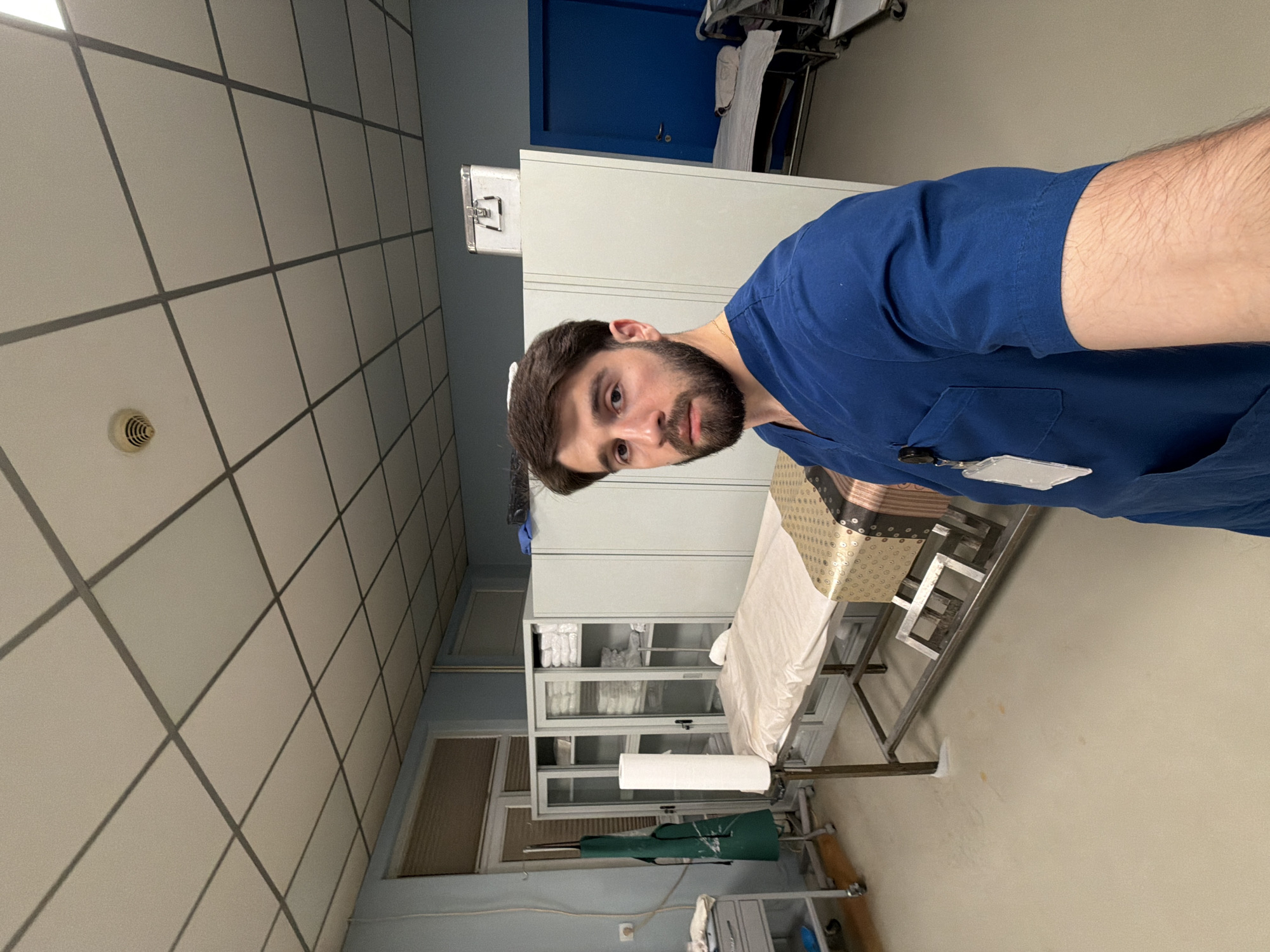 Healthcare worker in medical examination room, Sofia
