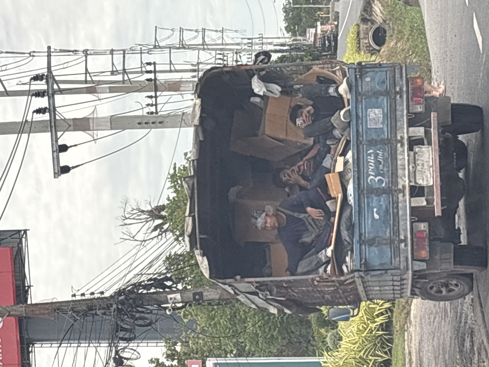 Construction trucks spotted carrying materials, debris in Si Sunthon