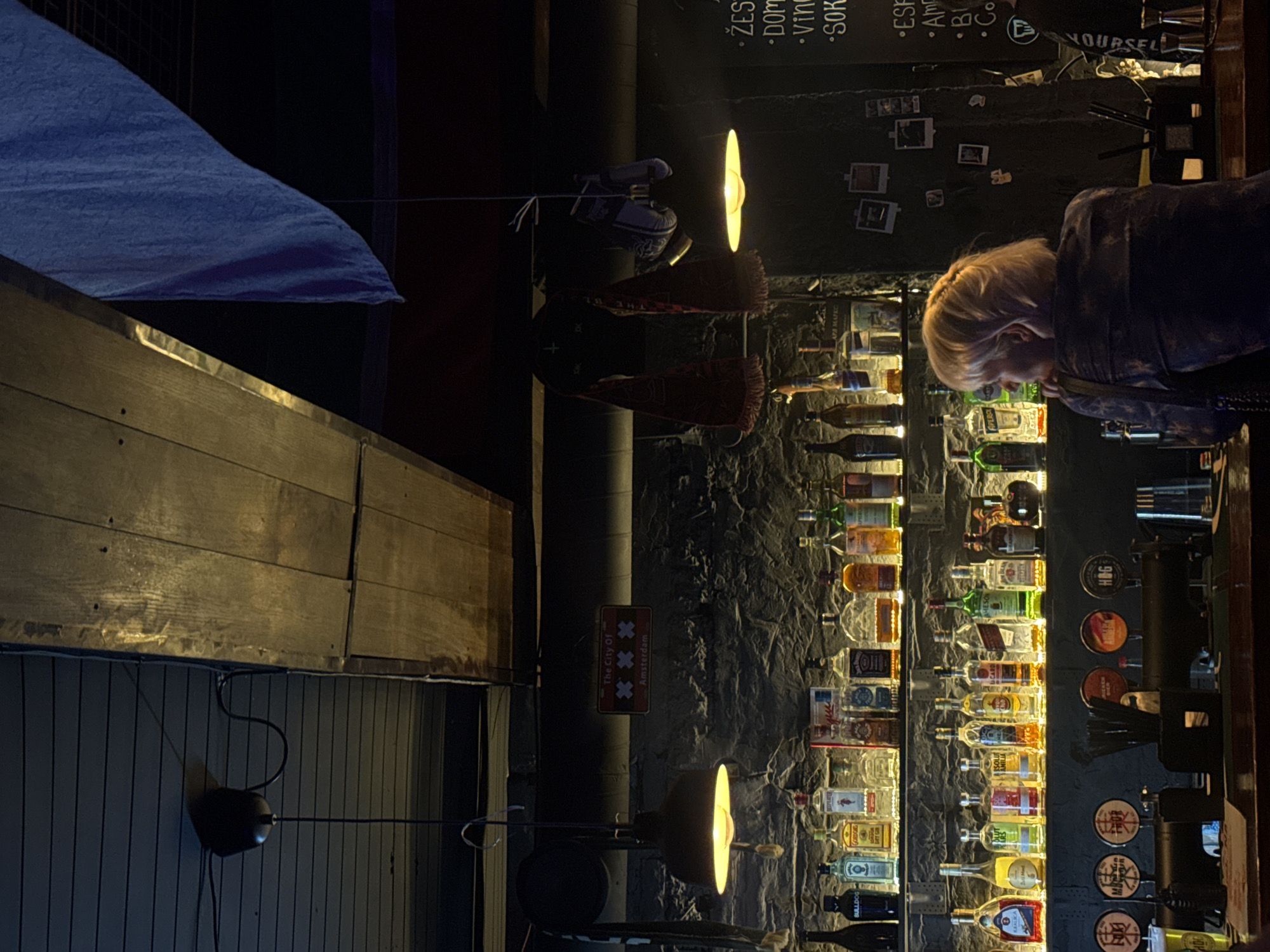 A night out at a Belgrade bar, late June.