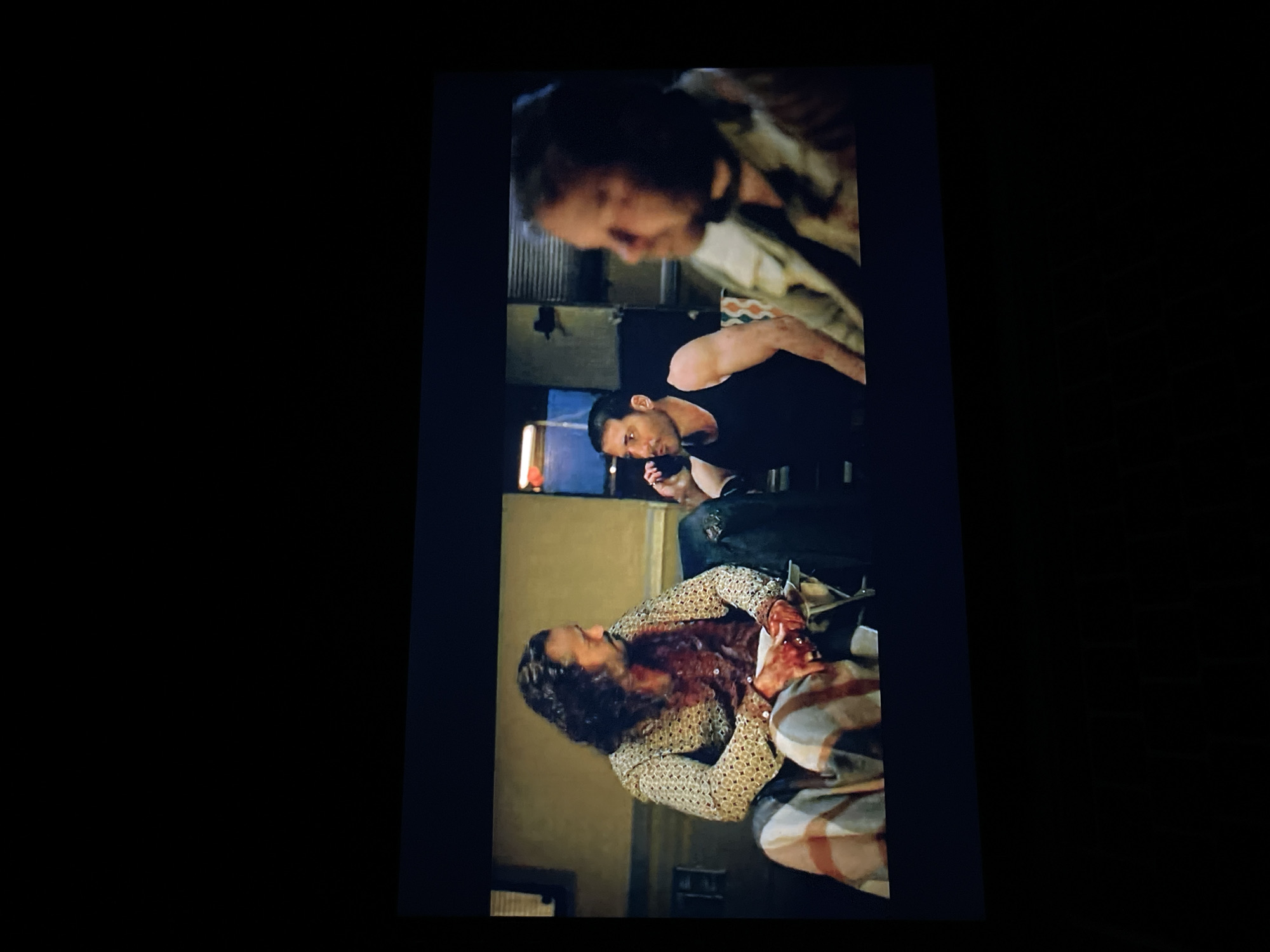 Screen display of film or TV show captured in Torrent