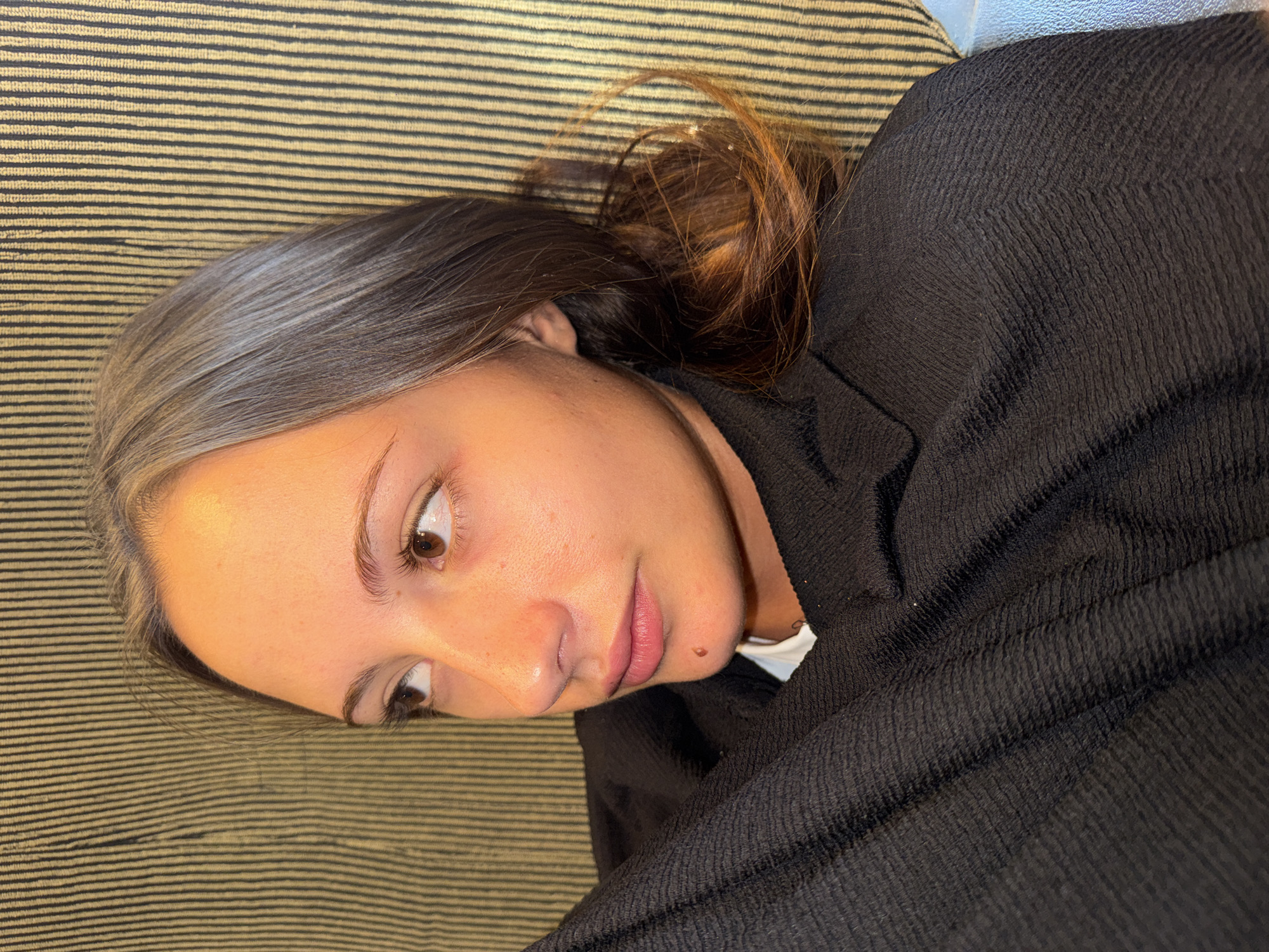Close-up portrait series from an indoor setting in Skala Marion