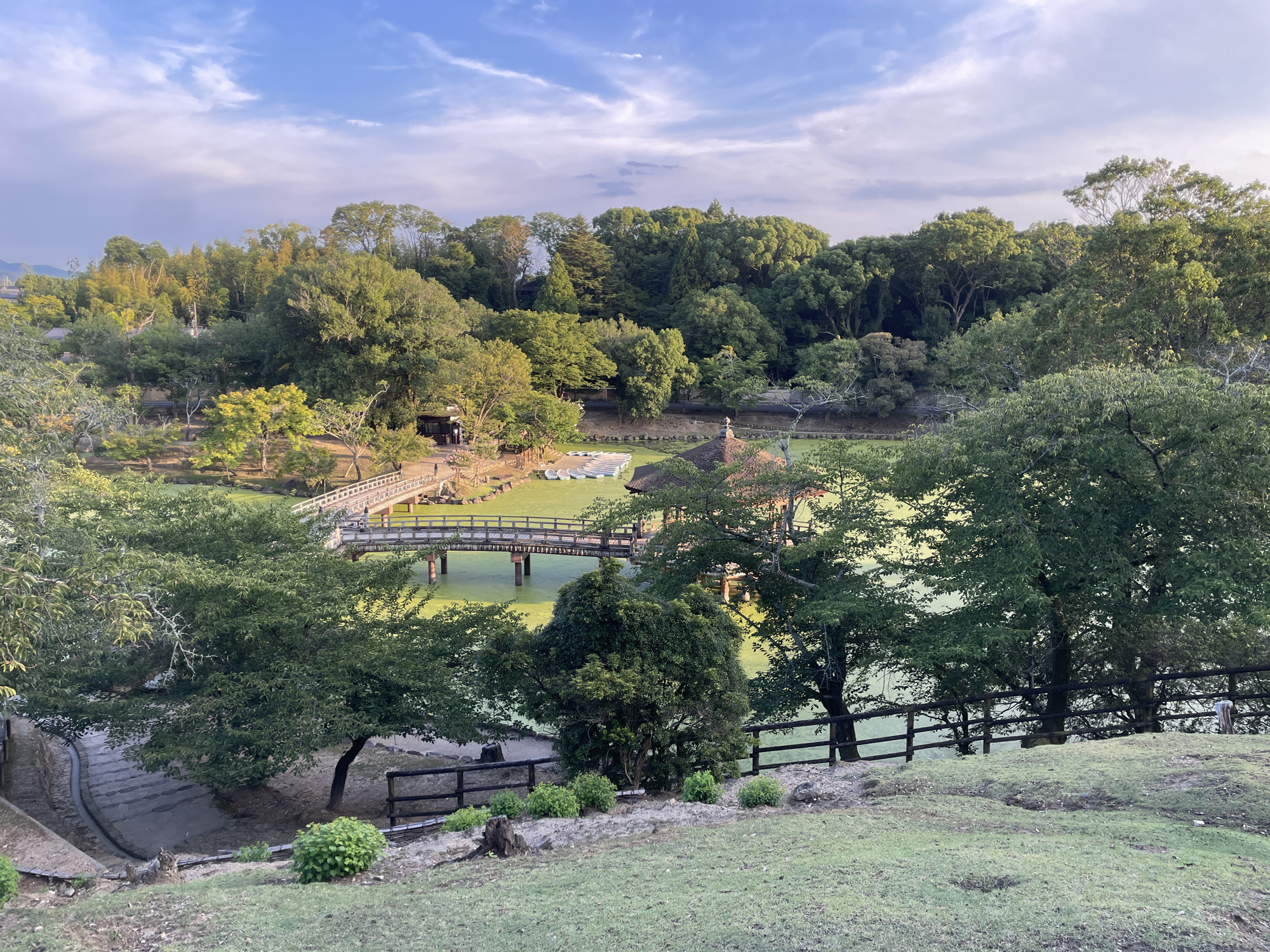 Green ponds and traditional scenery across Nara's gardens