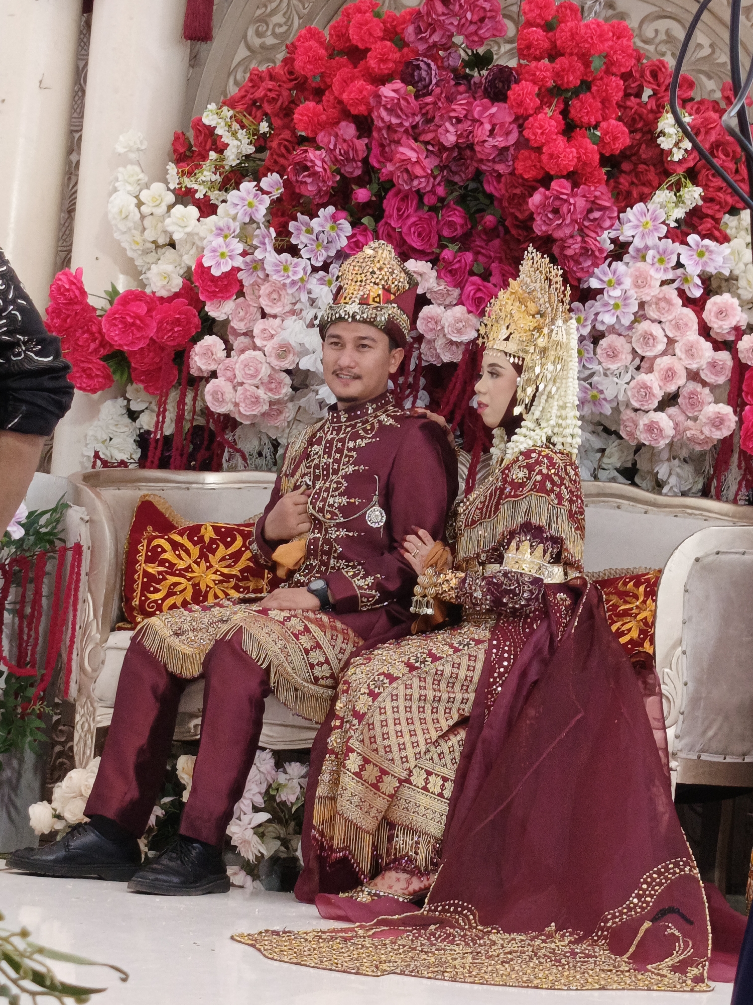Traditional wedding ceremony held in Meuliek, Indonesia