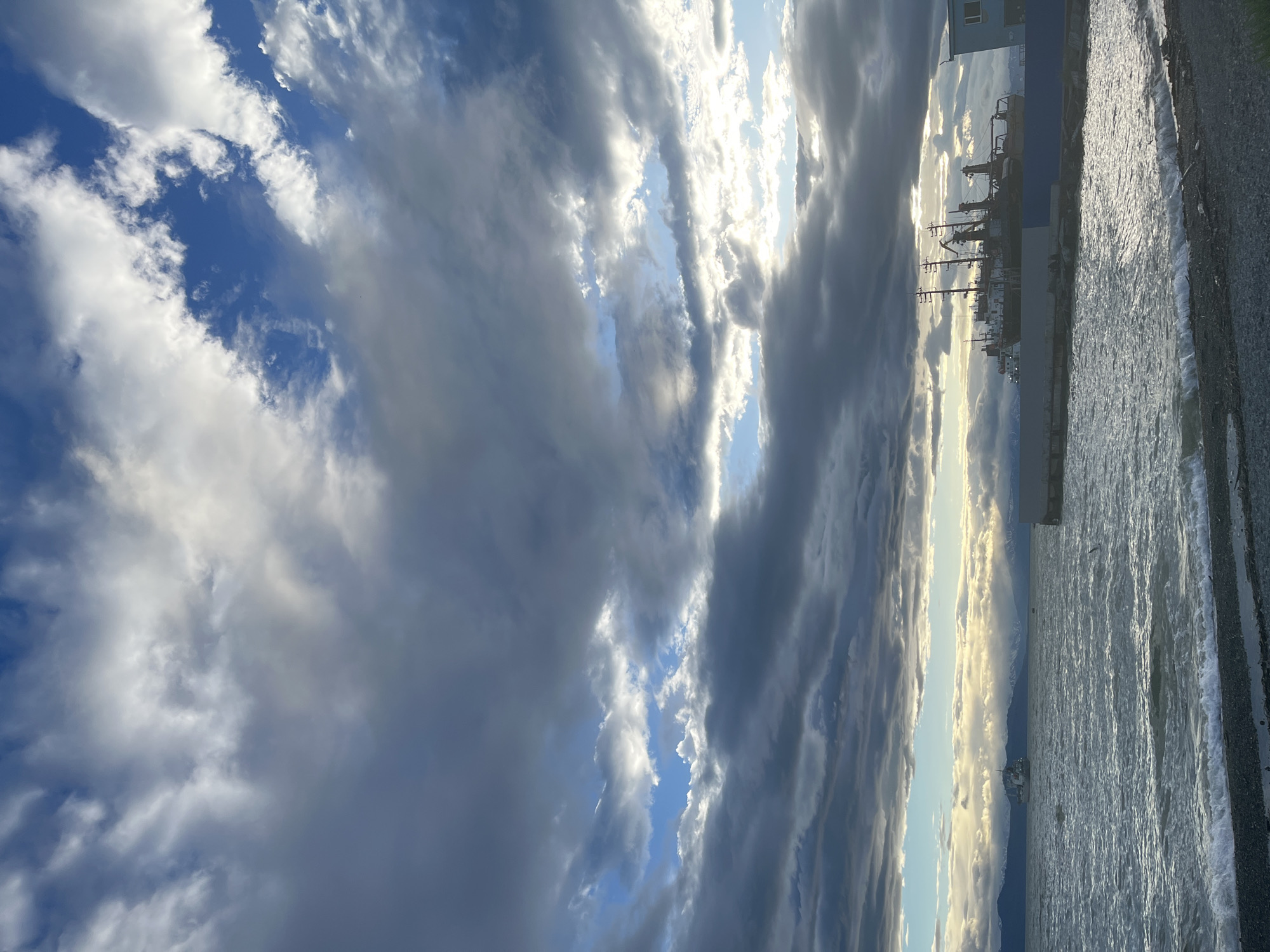 Avacha Bay shoreline with volcanic backdrop, Kamchatka