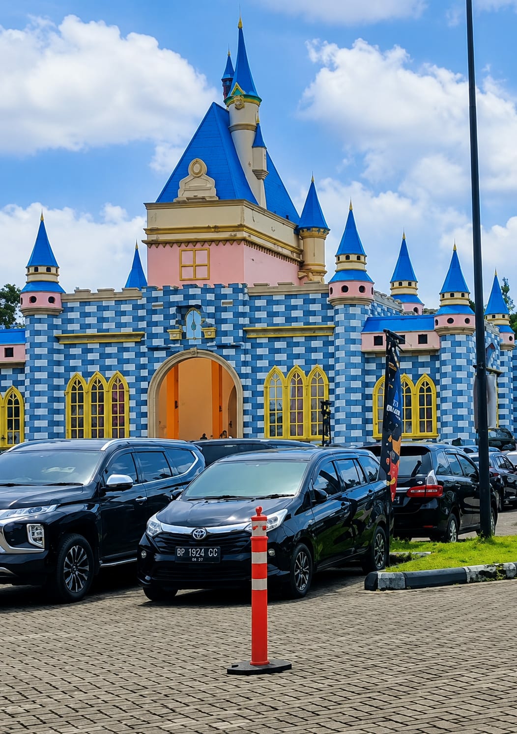 Morning at a dino-themed Indonesian amusement park, ASEAN Lagoon