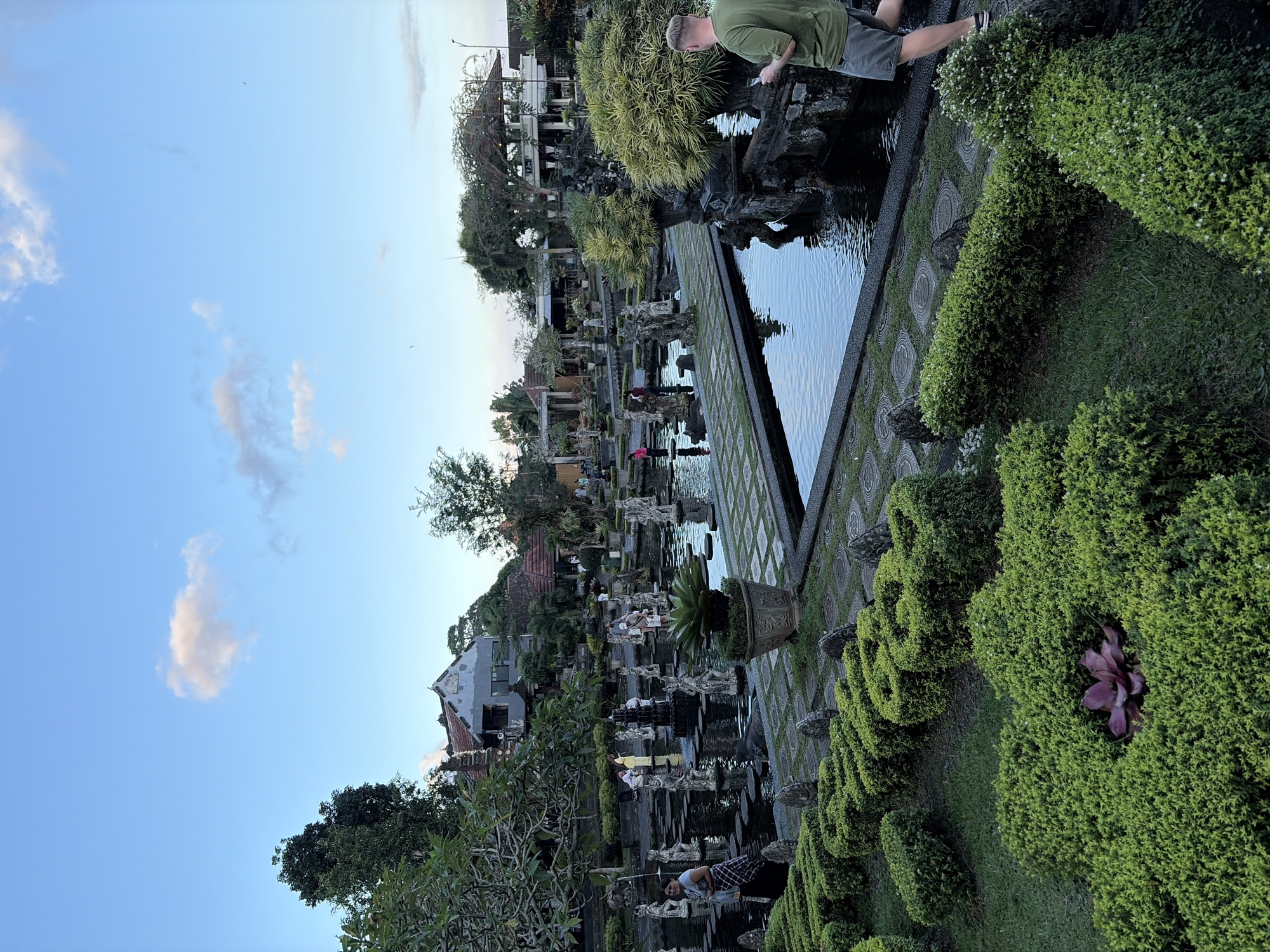 Morning at Tirta Gangga water palace, Bali