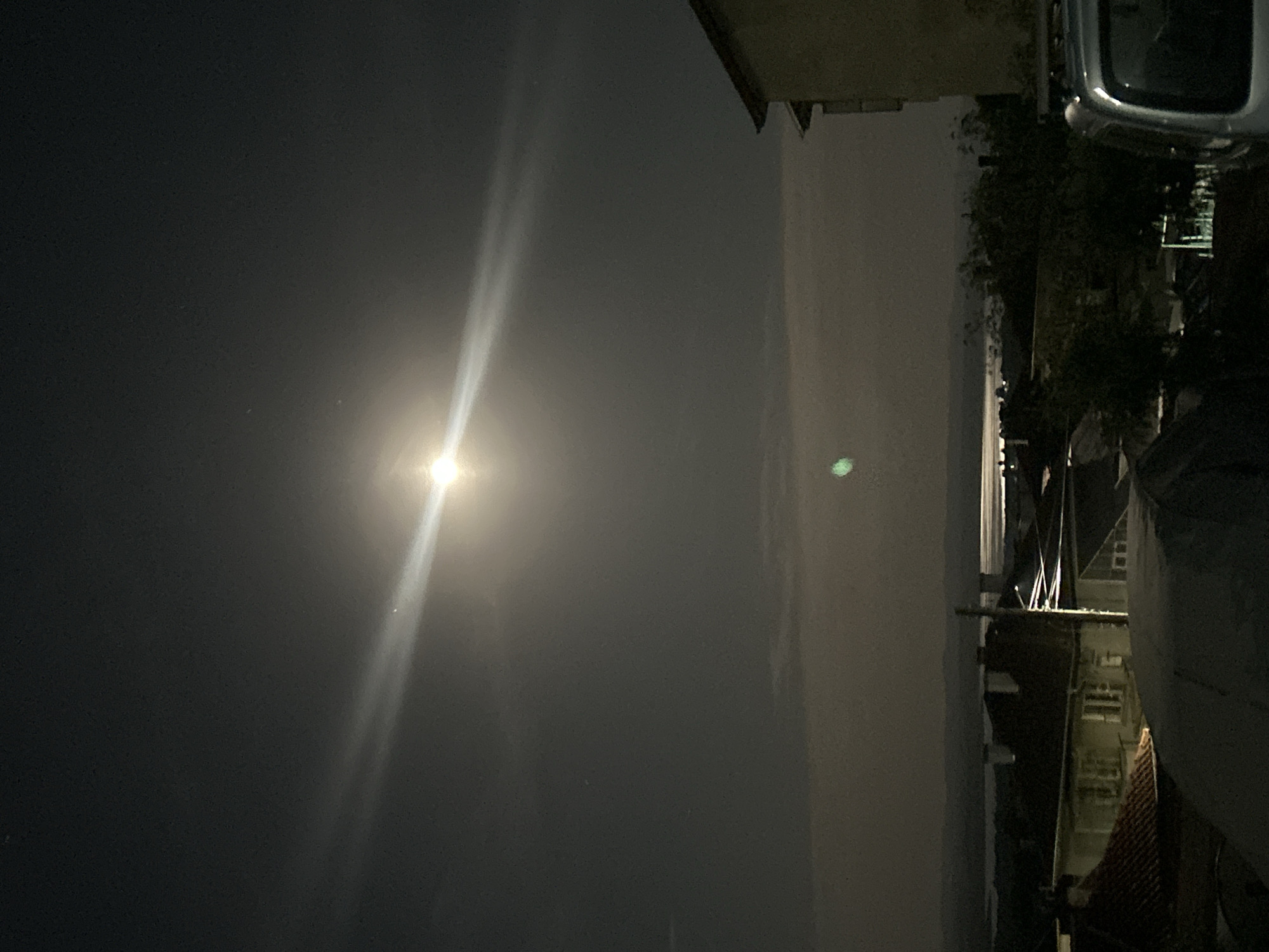 Moonlit night scenes captured across Burgas, Bulgaria