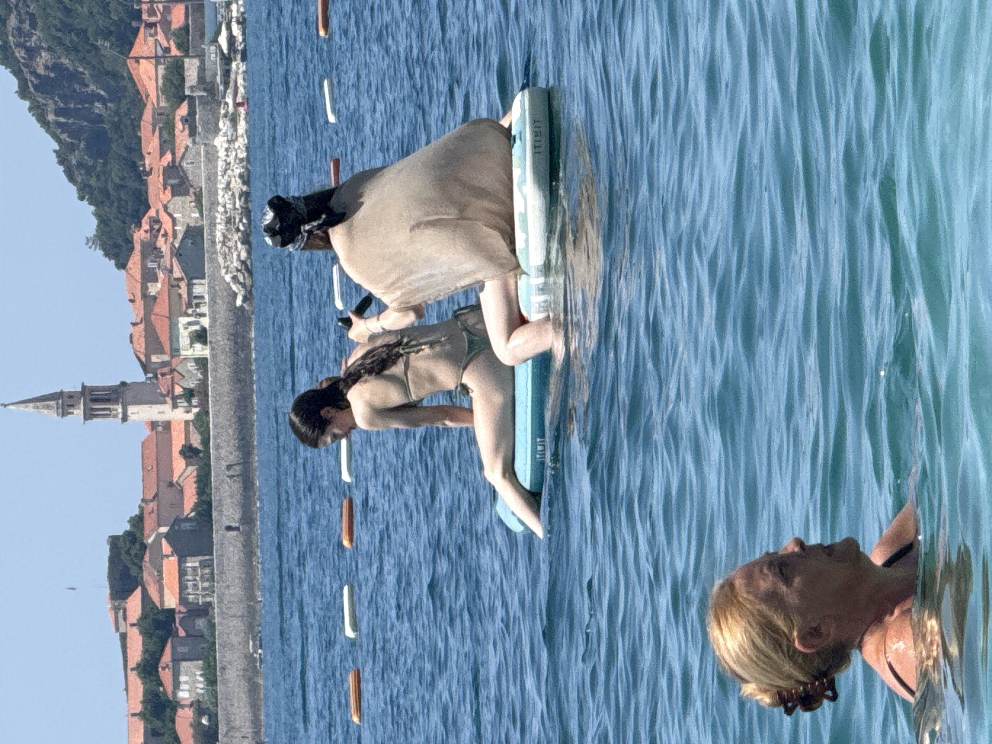 Parasailing and paddleboarding on the Adriatic, Montenegrin Riviera