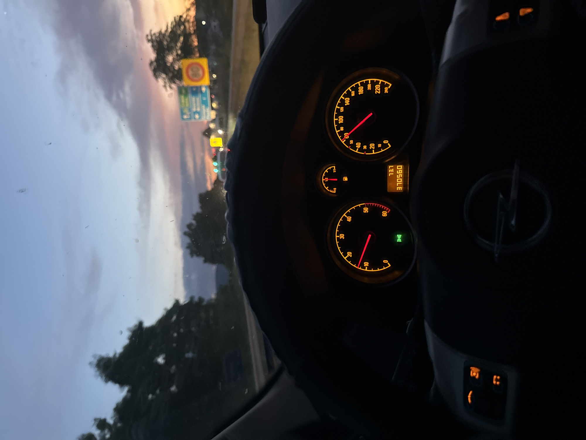 Driver travels 75 km/h between Bulgarian cities in Opel