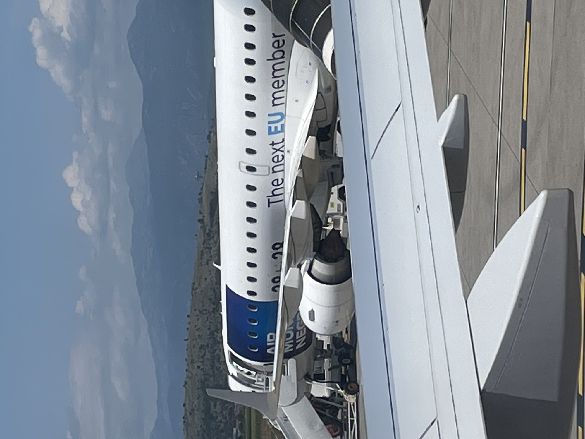 Aircraft operations documented at Podgorica Airport Montenegro