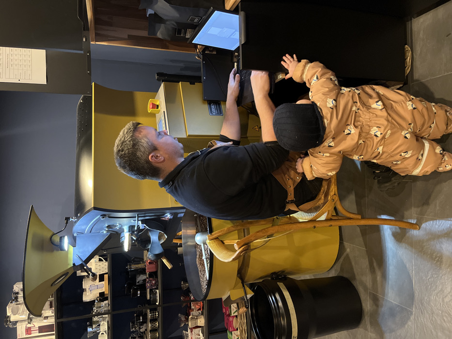 Coffee roastery operations documented in Meisenheim, Germany