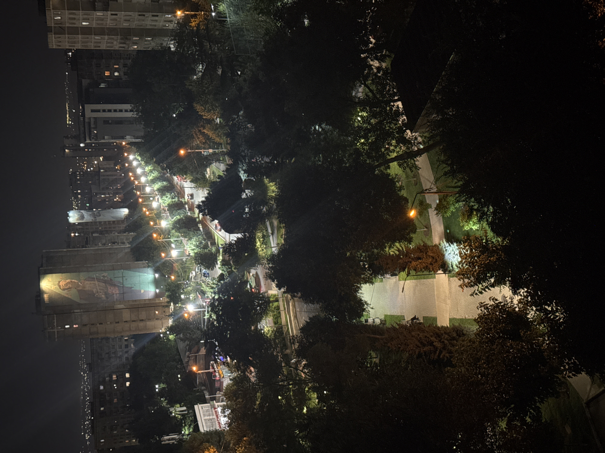 Tbilisi after dark: boulevards, Soviet blocks, and city lights