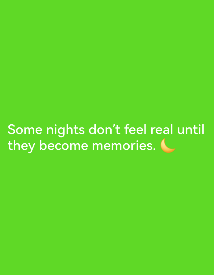 Reflective social post about nights and memories shared in Plovdiv