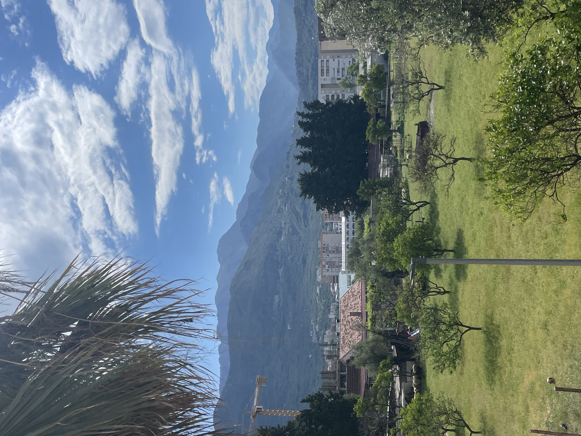 Morning views captured of Bar Montenegro's mountain cityscape