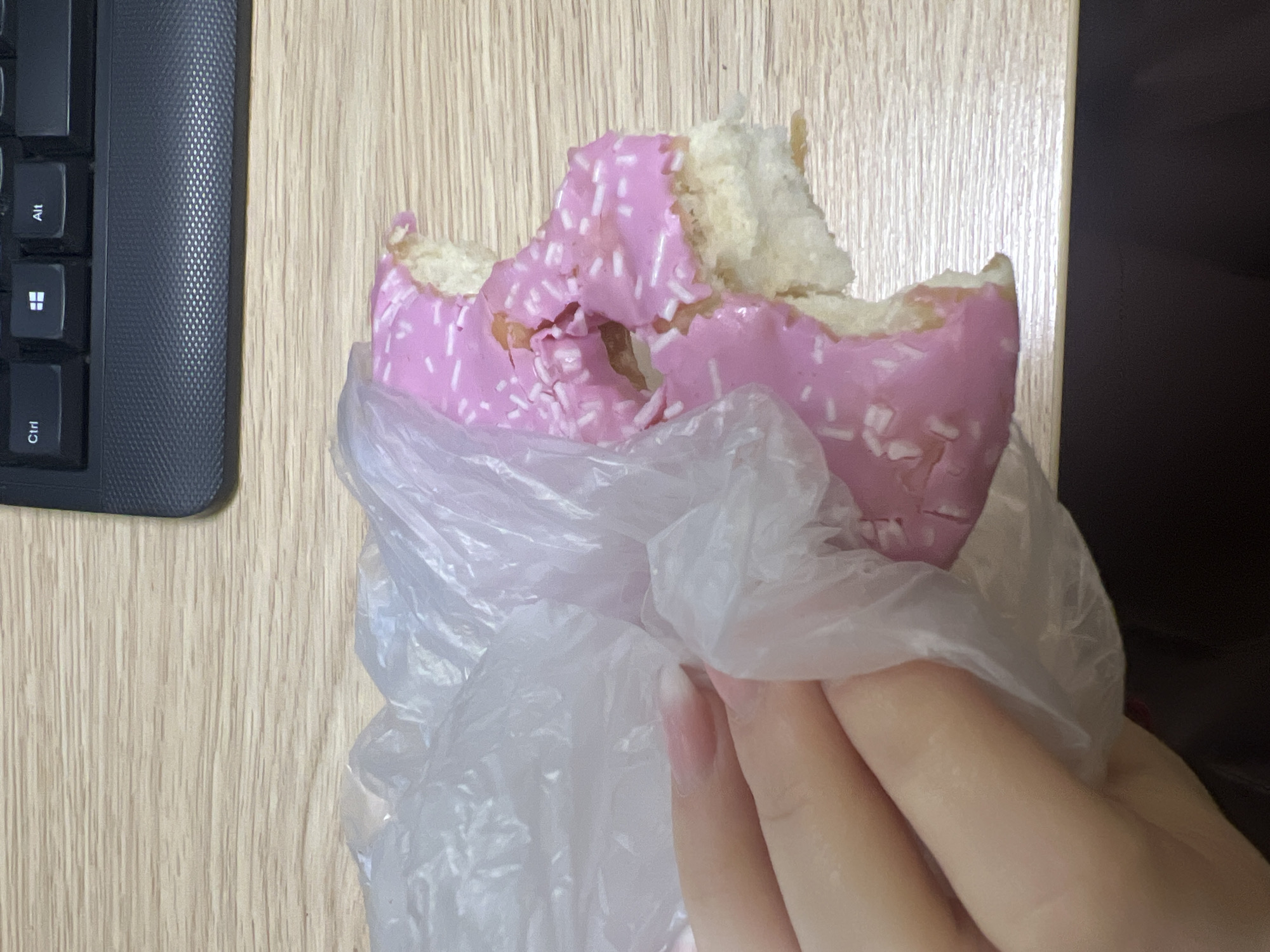 Morning snack break documented in Plovdiv workspace