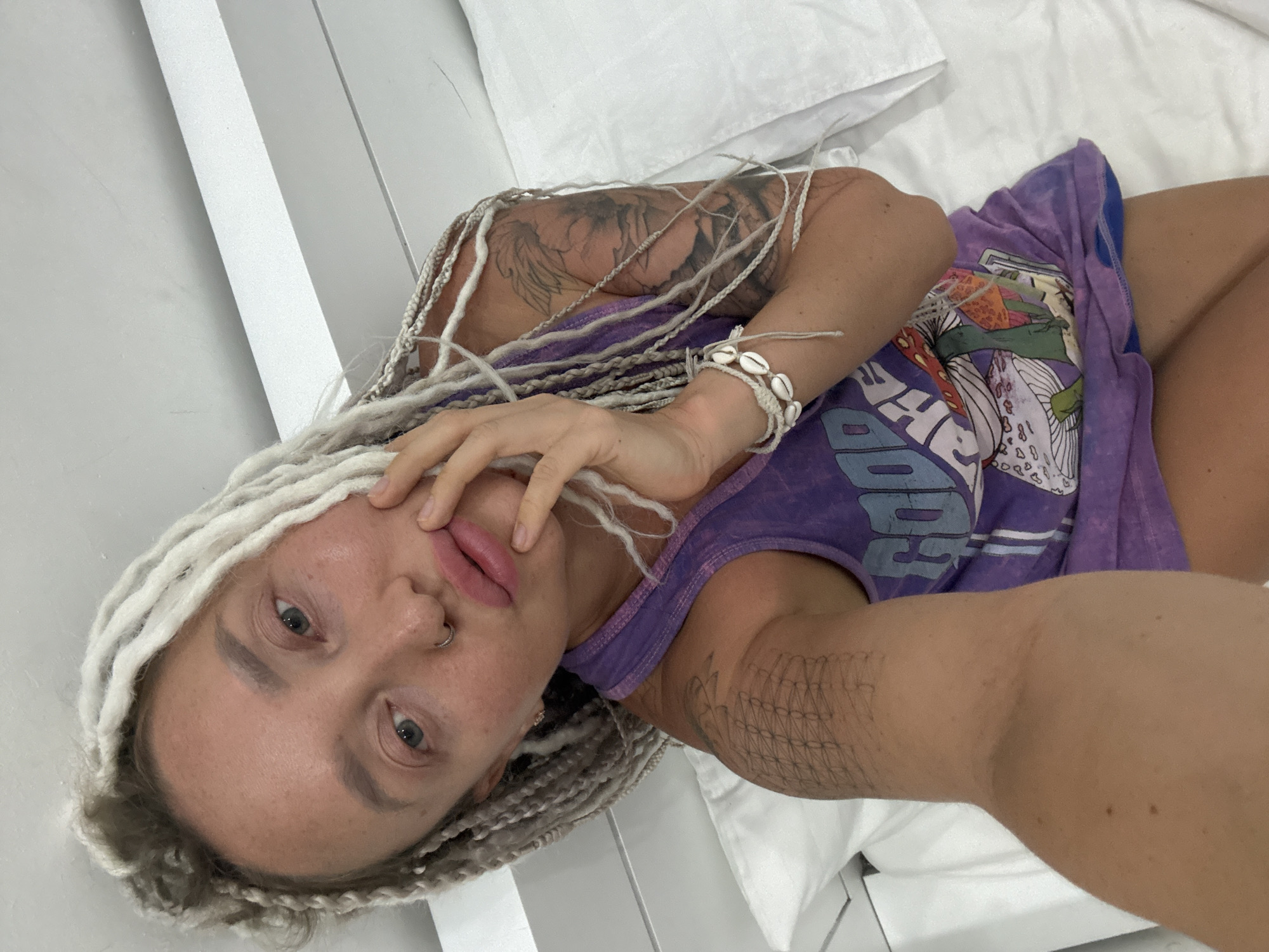 Downtime in a Nha Trang hotel room, mid-afternoon.