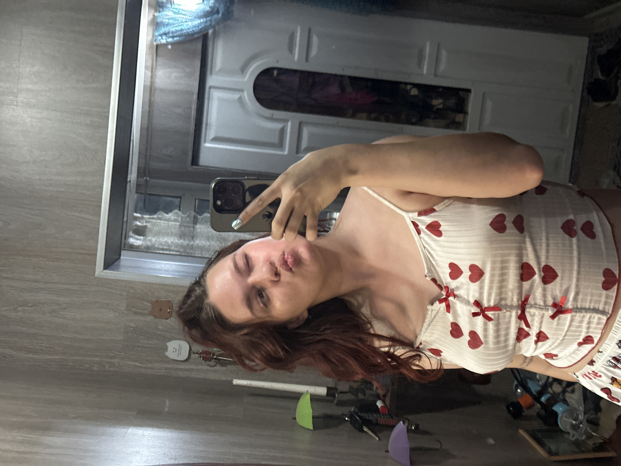 Bedroom selfies and personal items in Bishkek