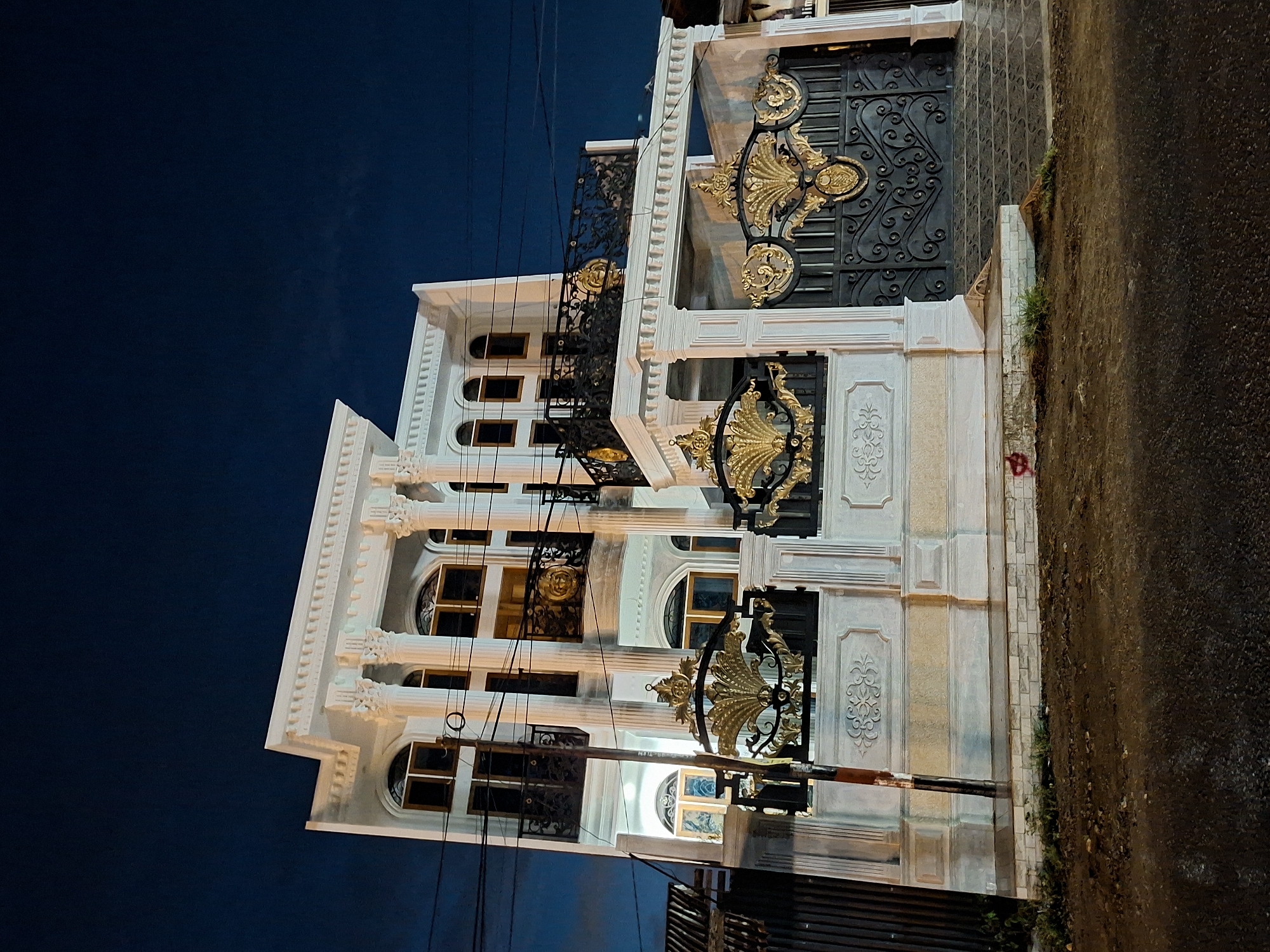 Nighttime architectural documentation across Lhokseumawe, Indonesia captured by witness
