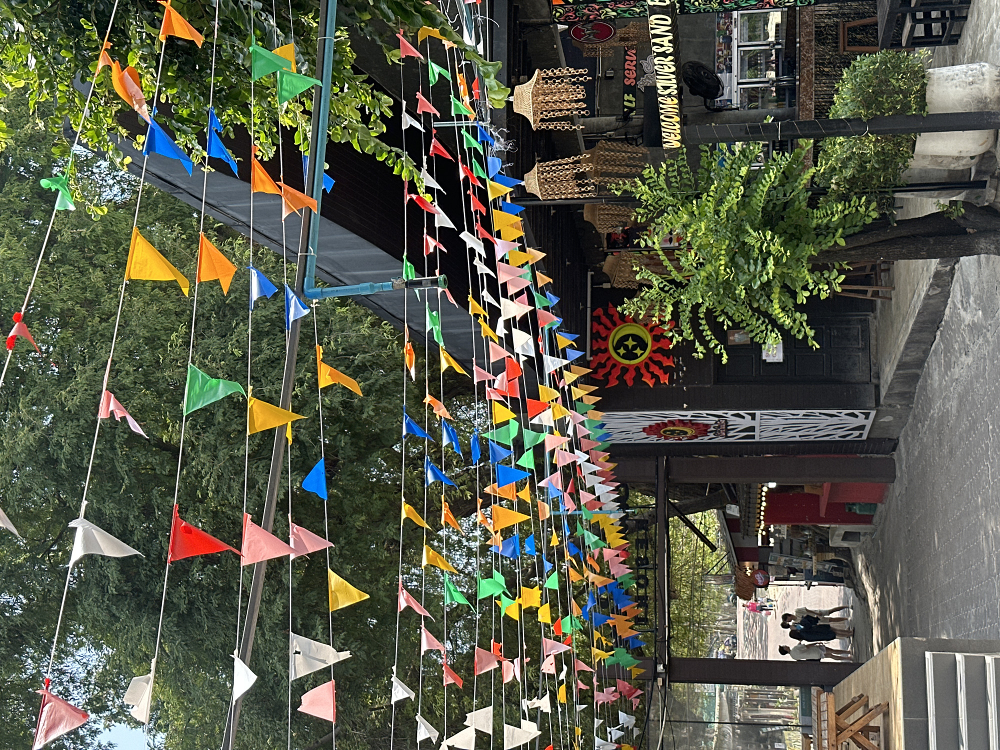 Festive decorations and coastal scenes captured in Ao Noi Na