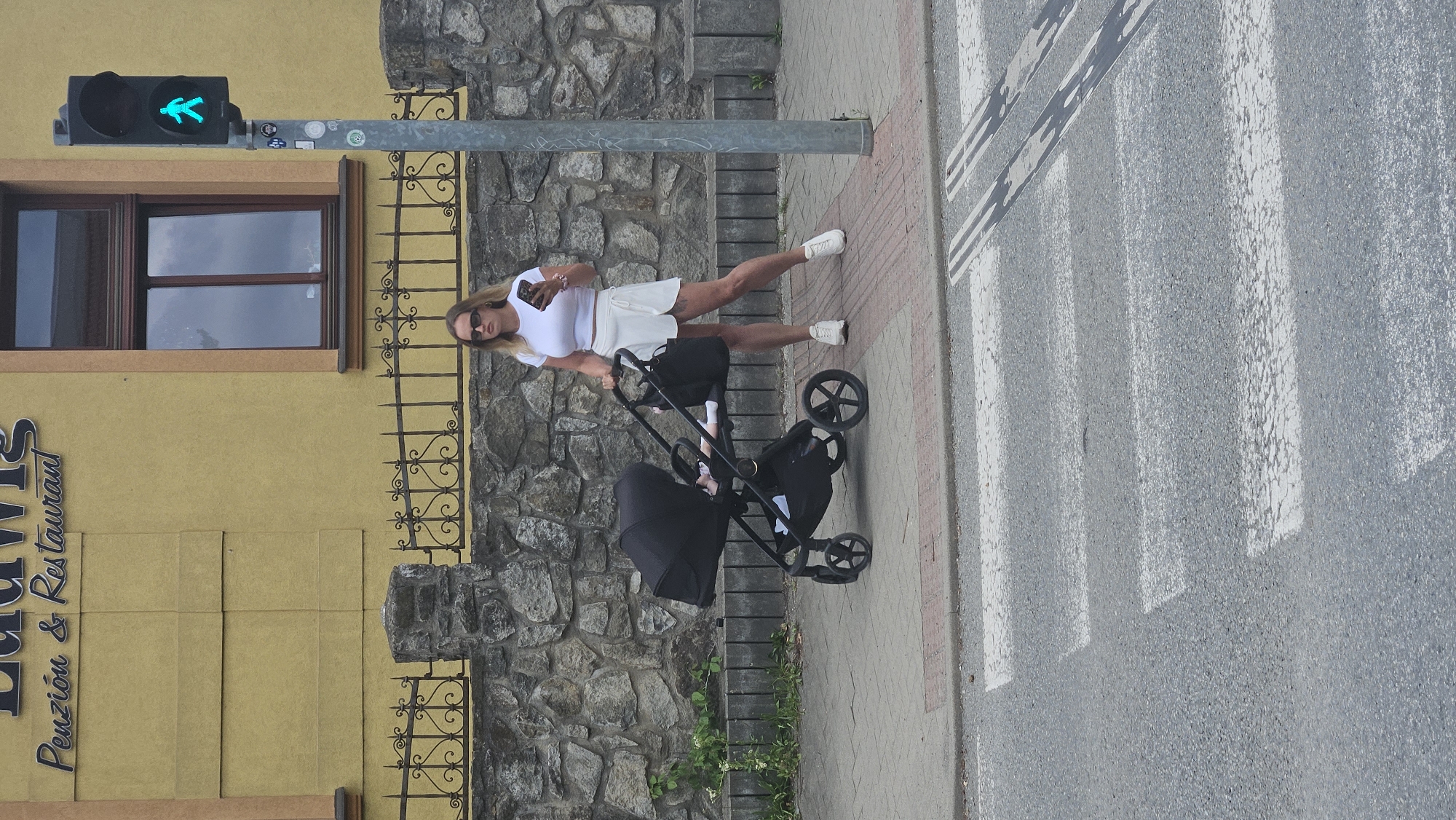 Pedestrians observed during morning hours in Prešov, Slovakia