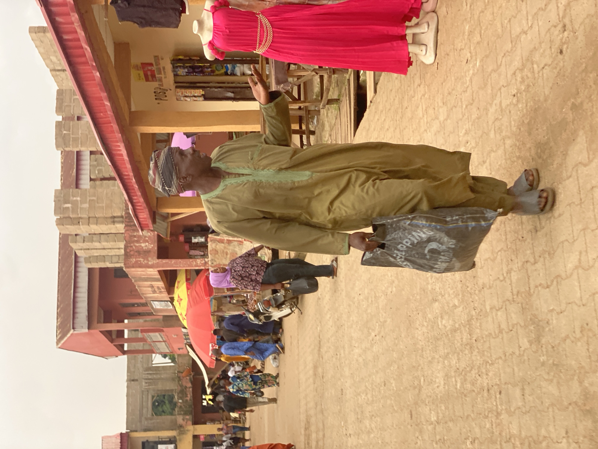 Busy market day in Kafanchan B, Nigeria