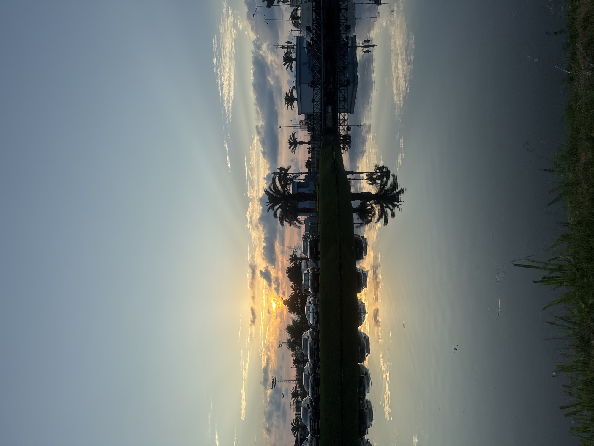 Sunset stroll along Batumi's canal boulevard