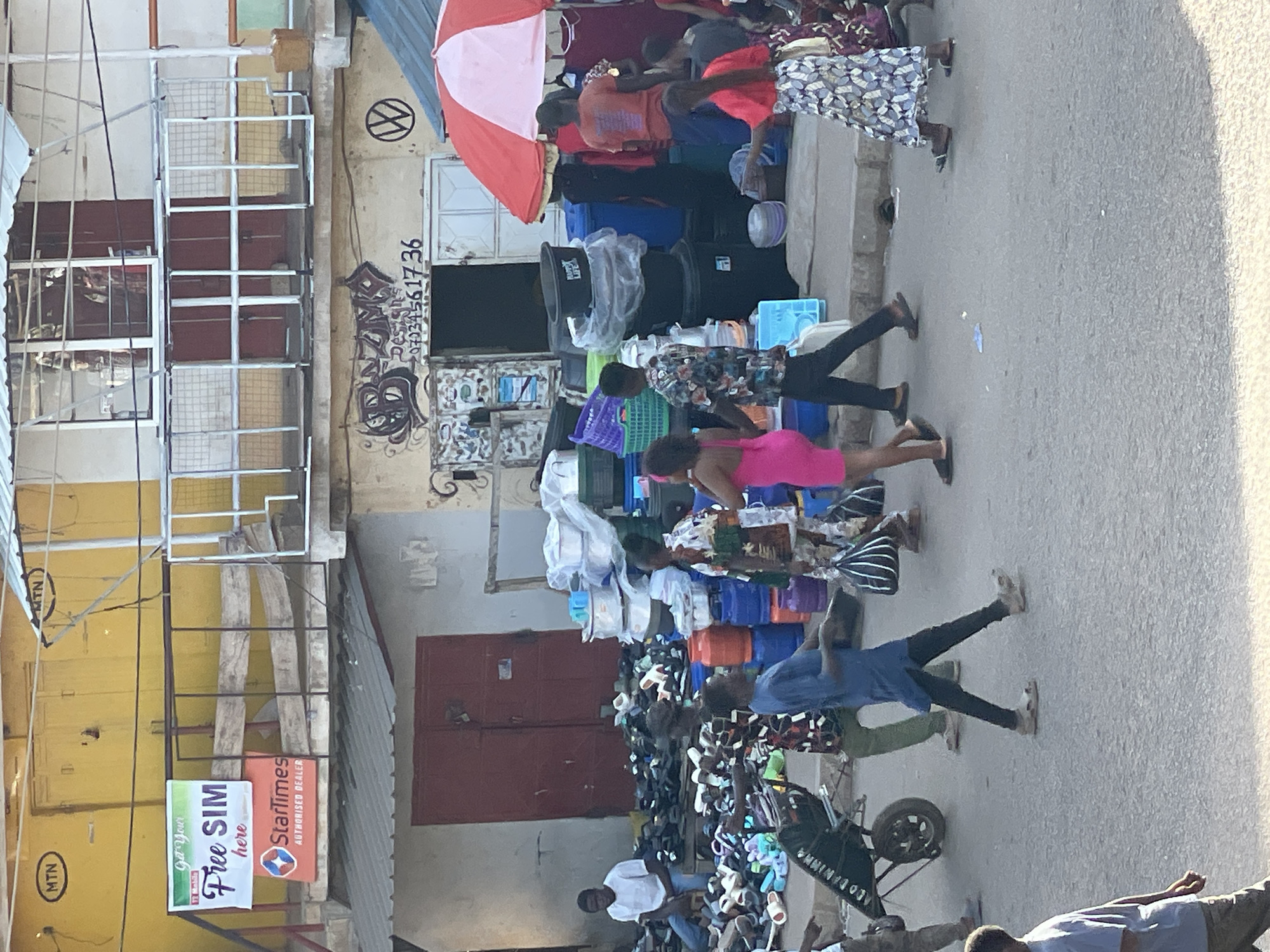 Daily street life documented in Bukuru, Nigeria commercial district