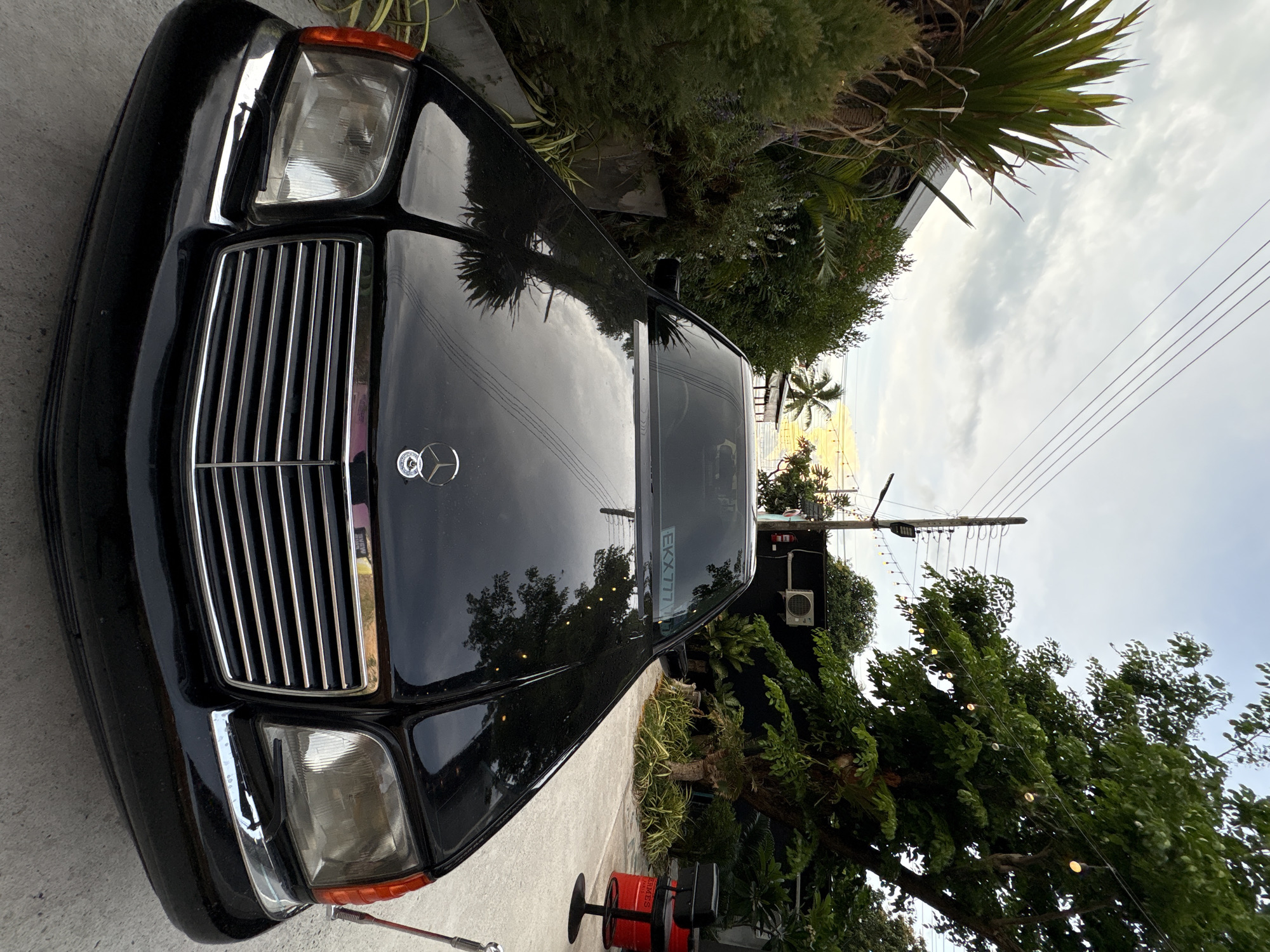 Black Mercedes spotted in Baan Bang Rak, Thailand