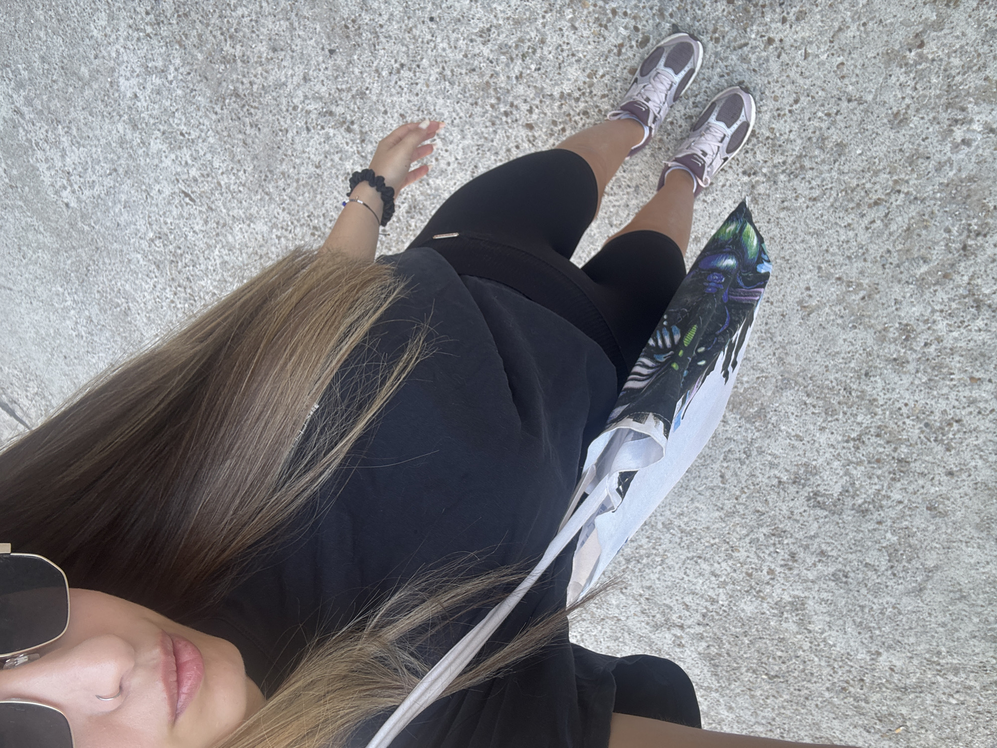Selfie moment in Veliko Tarnovo on a summer morning