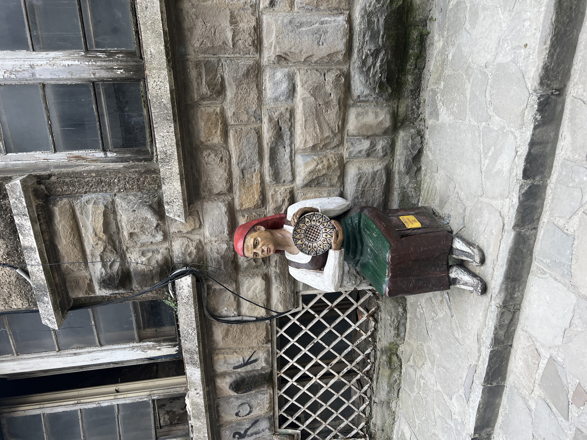 Tourist documents historic Veliko Tarnovo streets and medieval architecture