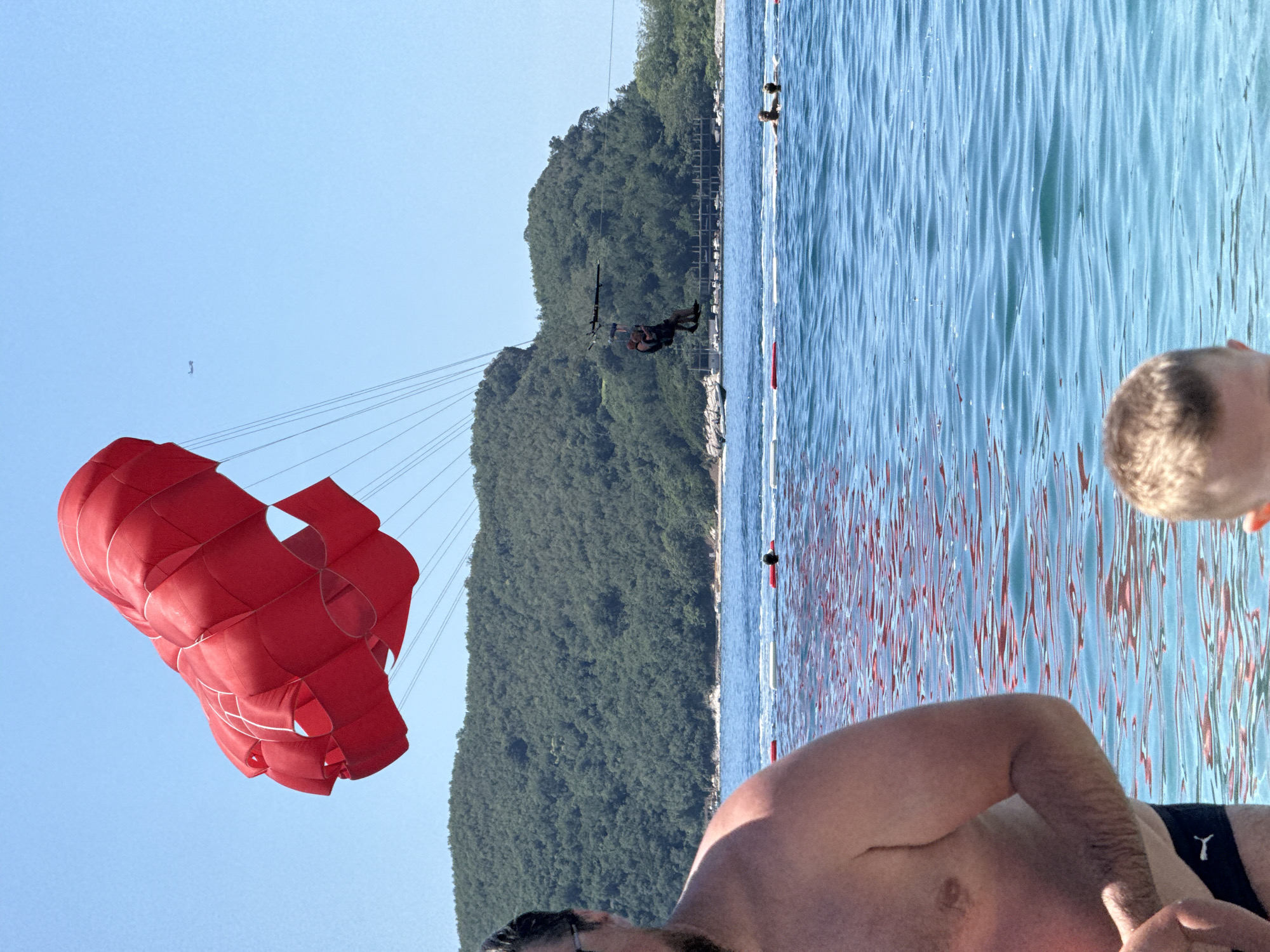 Sunday morning beach life unfolds in sunny Budva