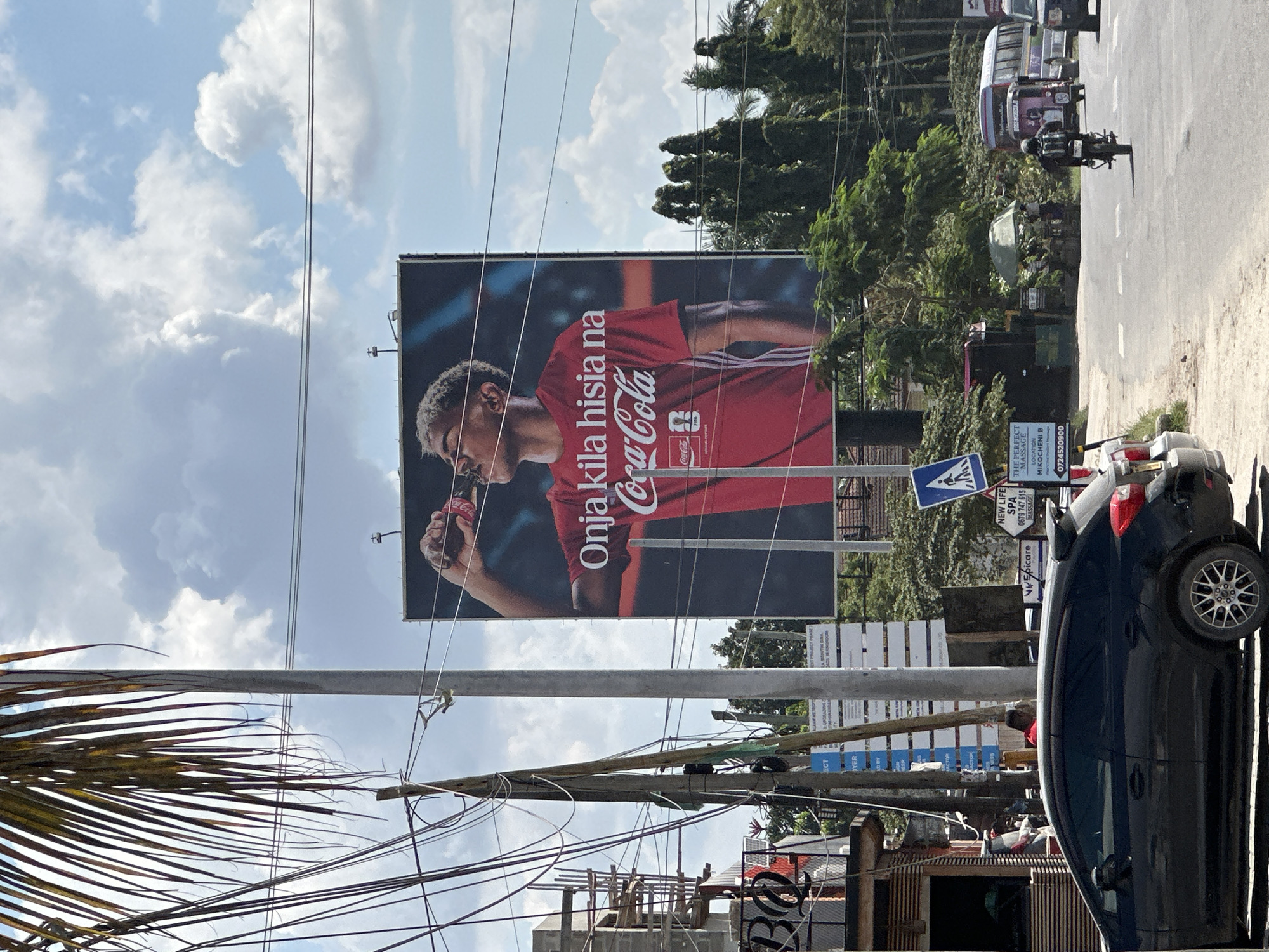 Street-level look at central Dar es Salaam's commercial district