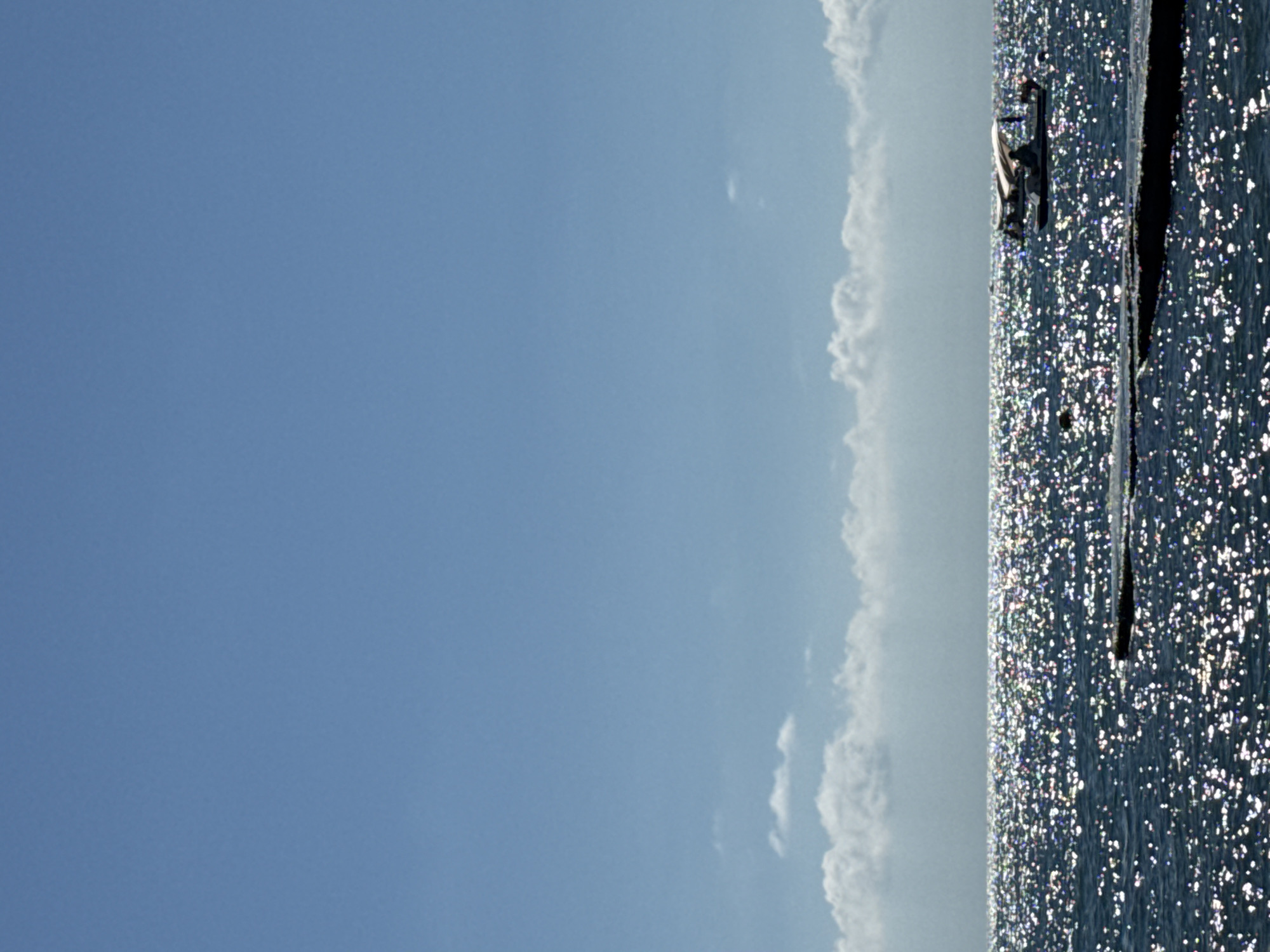 Sunny afternoon on the Black Sea coast at Adlerskiy