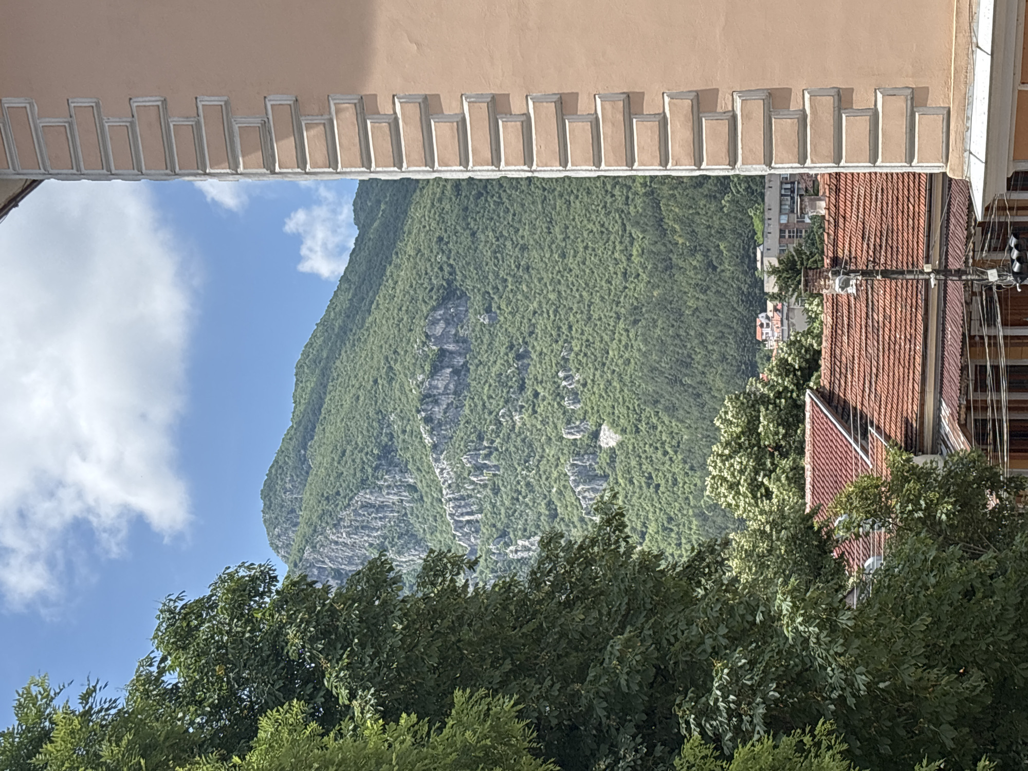 Morning scenes captured in Vratsa classroom and mountain views