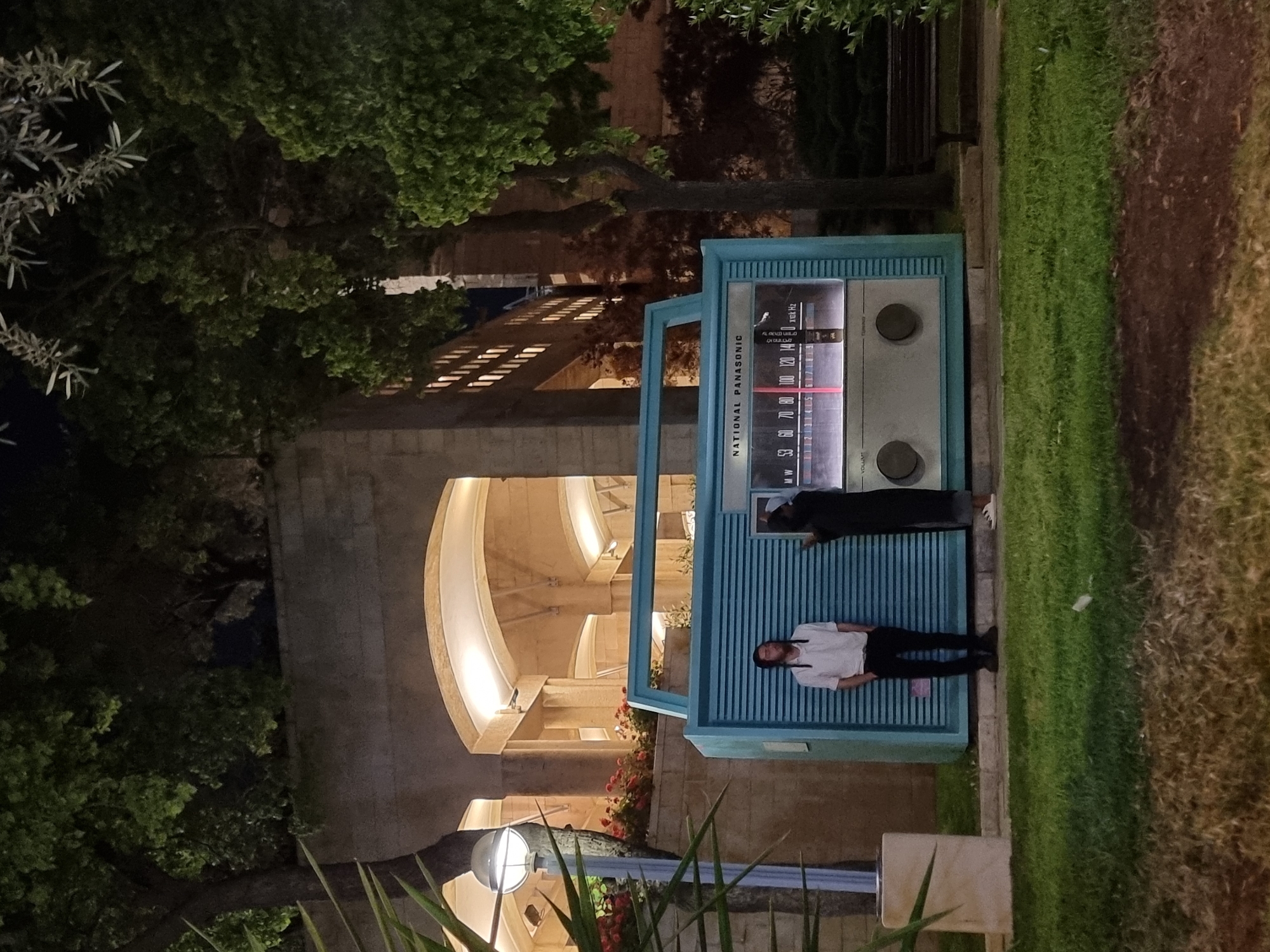 Large Panasonic Radio Mock-up Spotted in Jerusalem