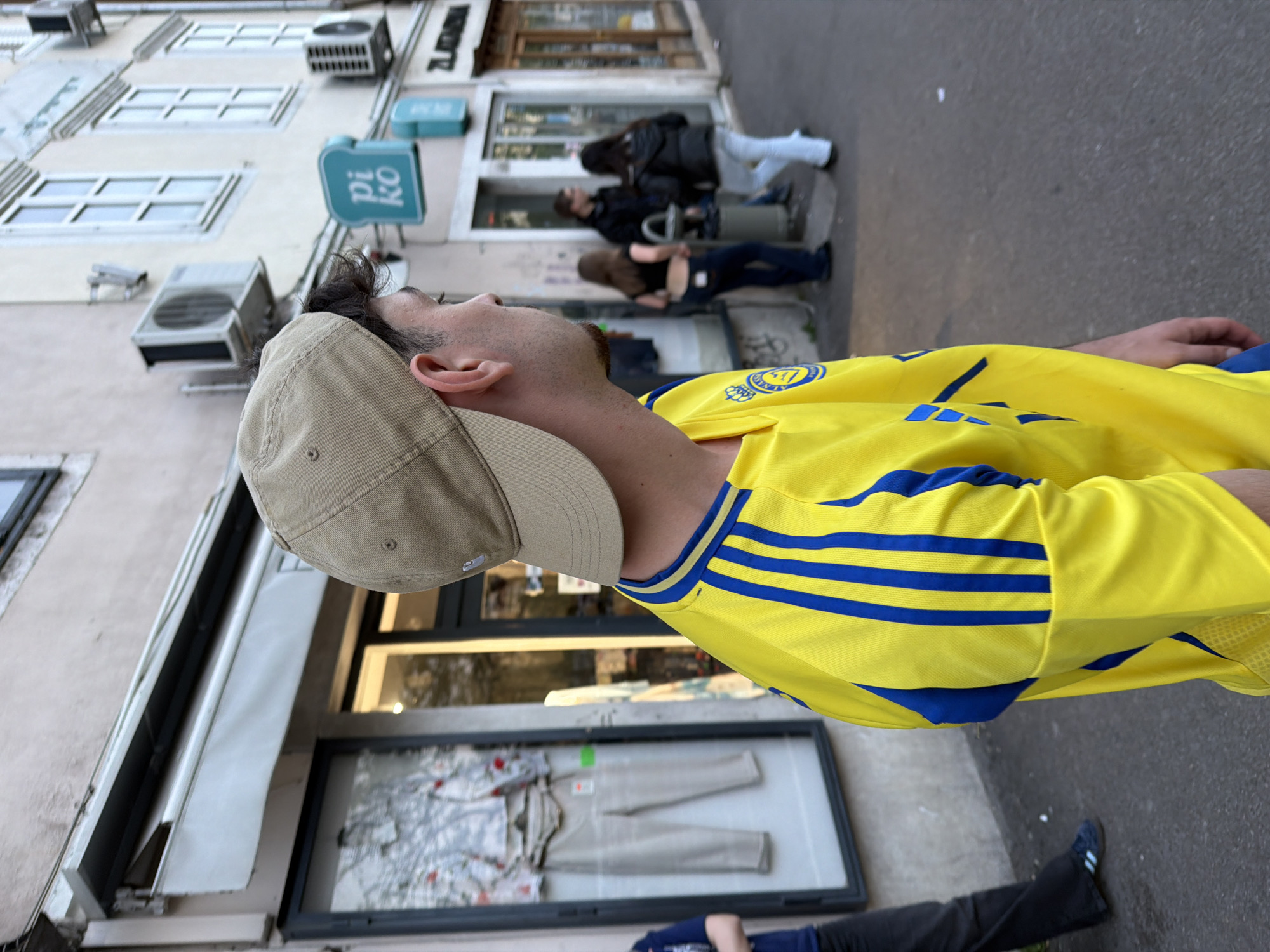 Pedestrians spotted on Rijeka streets wearing sports jerseys