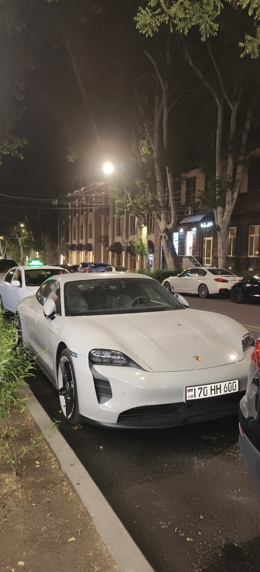 Nighttime urban scenes documented across 15-minute evening timespan