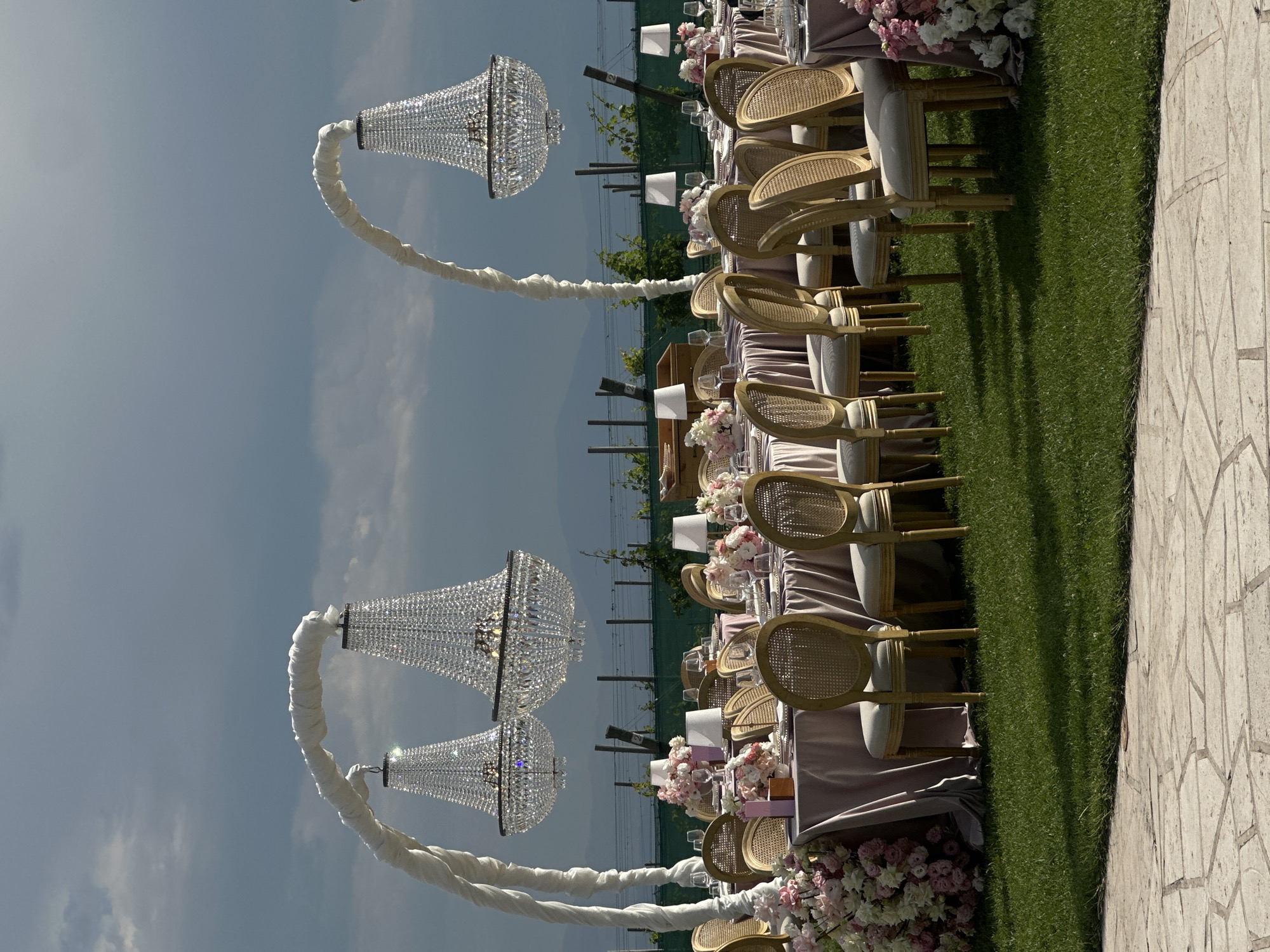 Wedding reception captured in outdoor mountain setting near Sasunik, Armenia