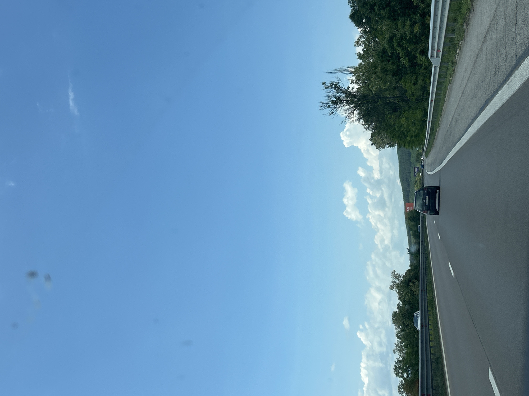 Vehicle journey documented on highway near Ihtiman, Bulgaria