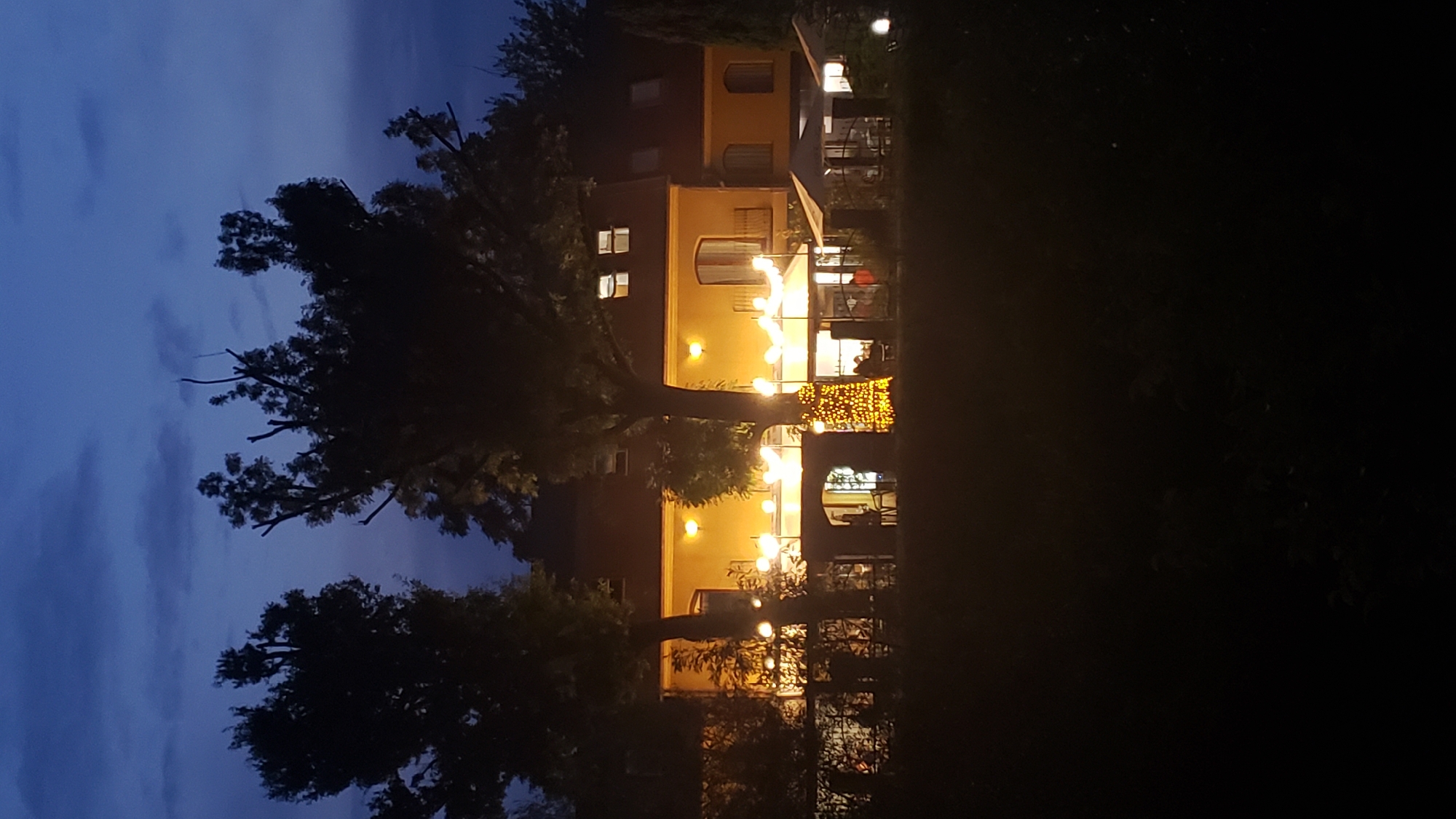 Summer evening stroll along Prešov's riverside parks and lit terraces