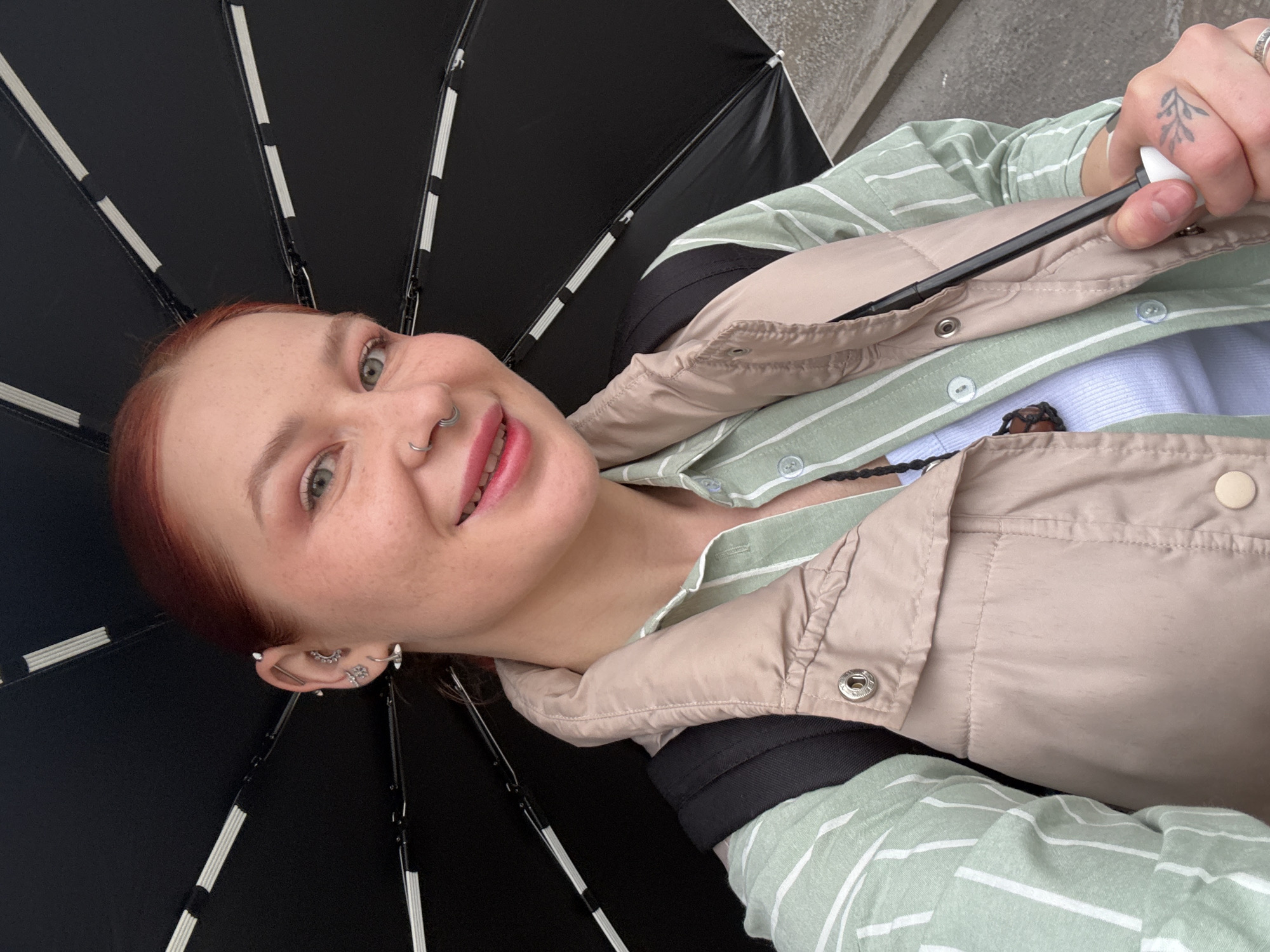 Spring flower vendors operate on wet Rostov-on-Don streets