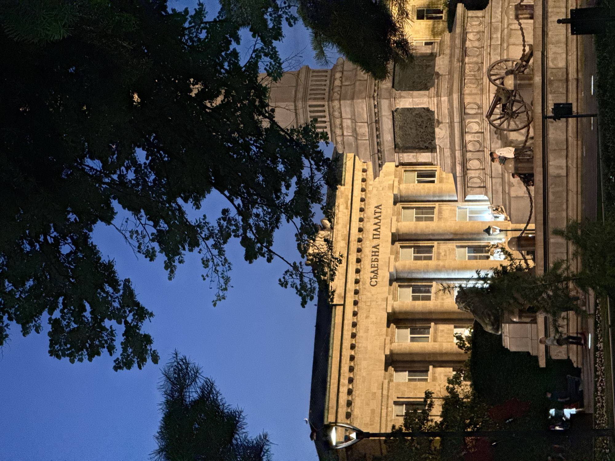 Evening documentation of monuments and architecture in Ruse, Bulgaria