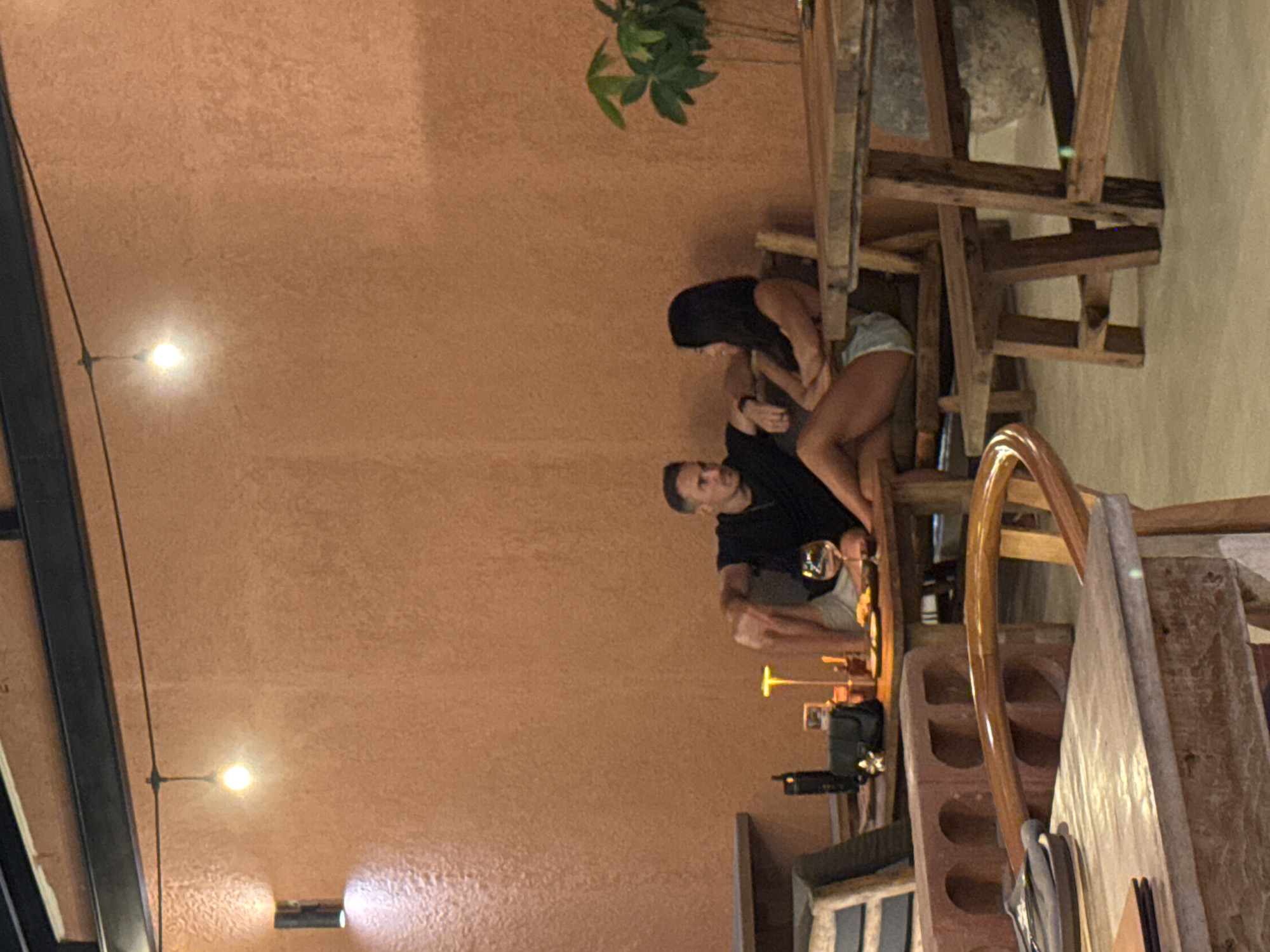 Couple shares romantic moment at Ungasan restaurant